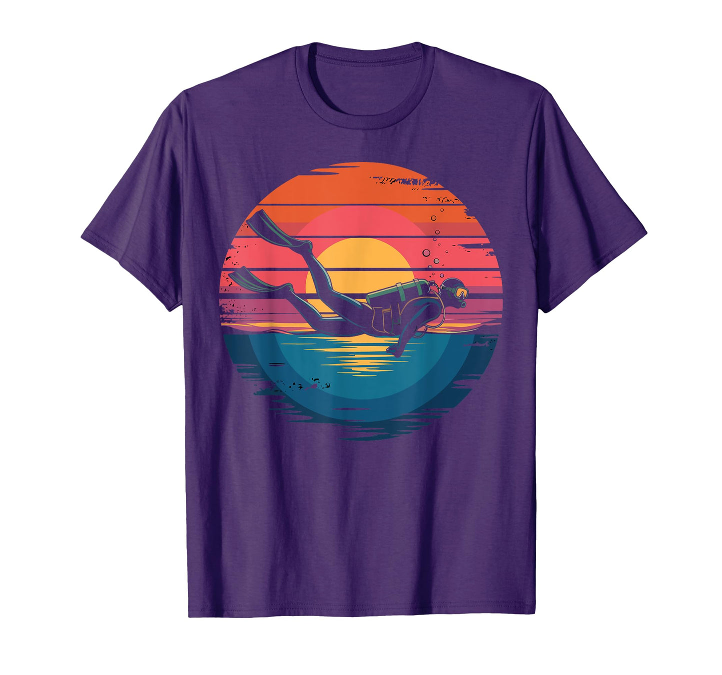 Vintage Scuba Diving Retro Ocean Explorer Gifts Men Women T-Shirt