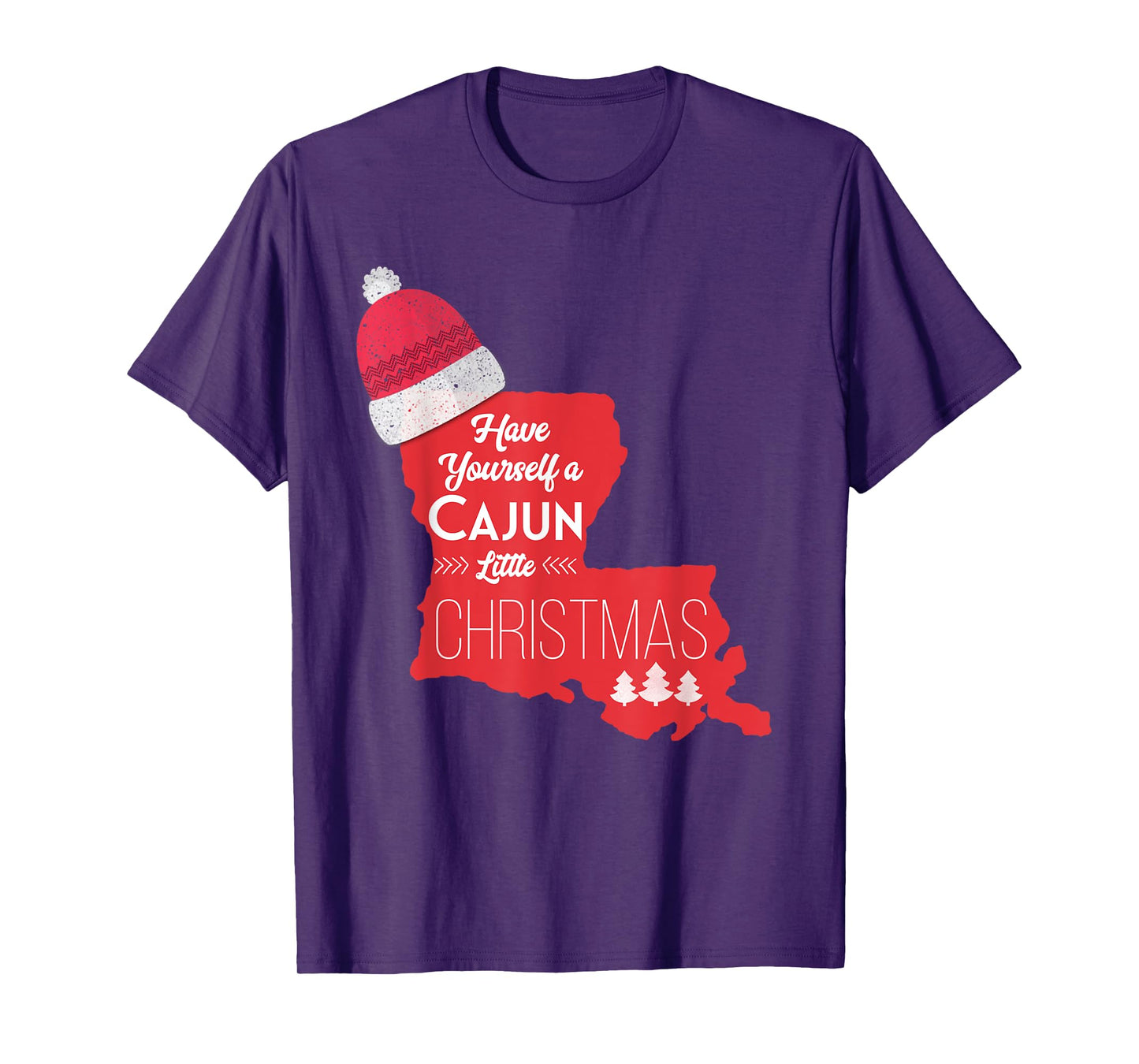 Louisiana Cajun Christmas Holiday T Shirt T-Shirt