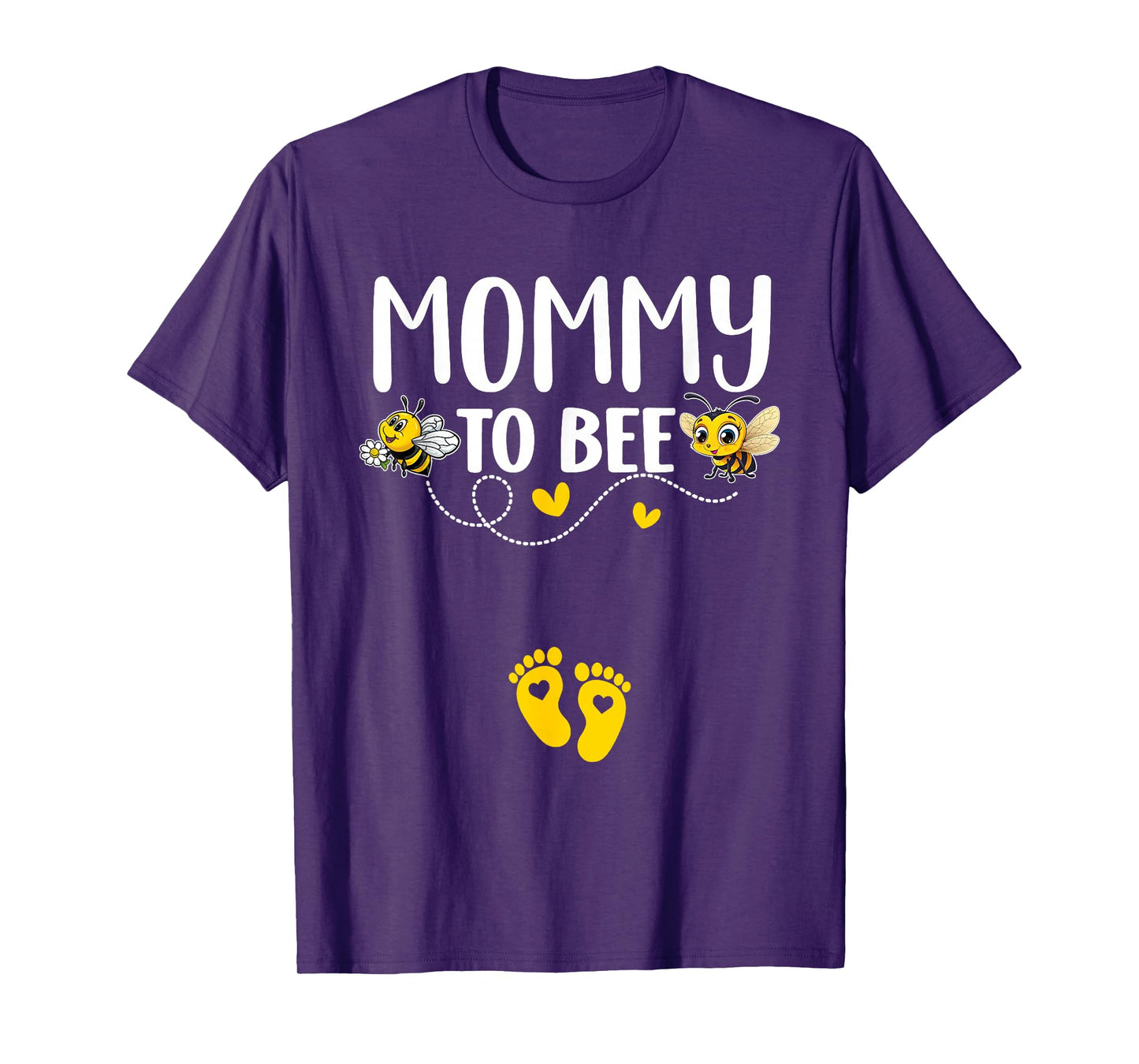 Mommy To Bee Gender Reveal Pregnancy Announcement Mommy T-Shirt