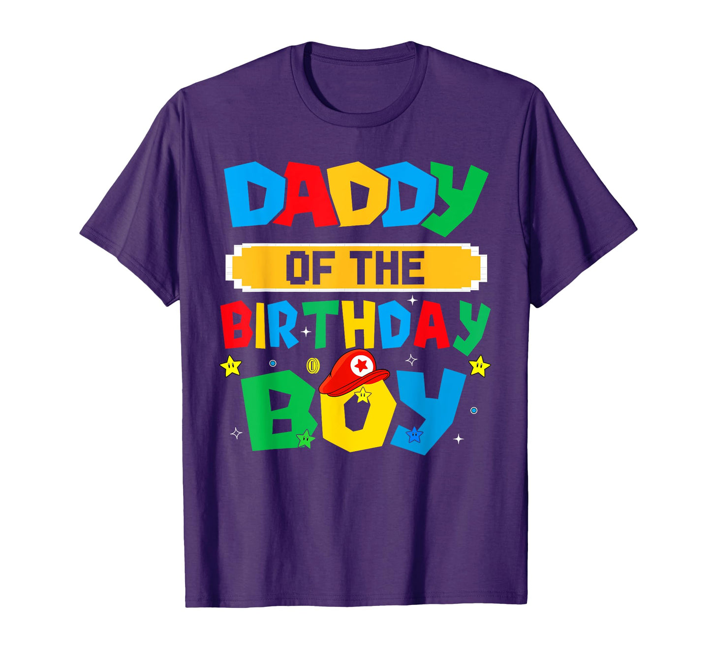 Daddy Of The Birthday Boy Game Video Gaming Matching Family T-Shirt