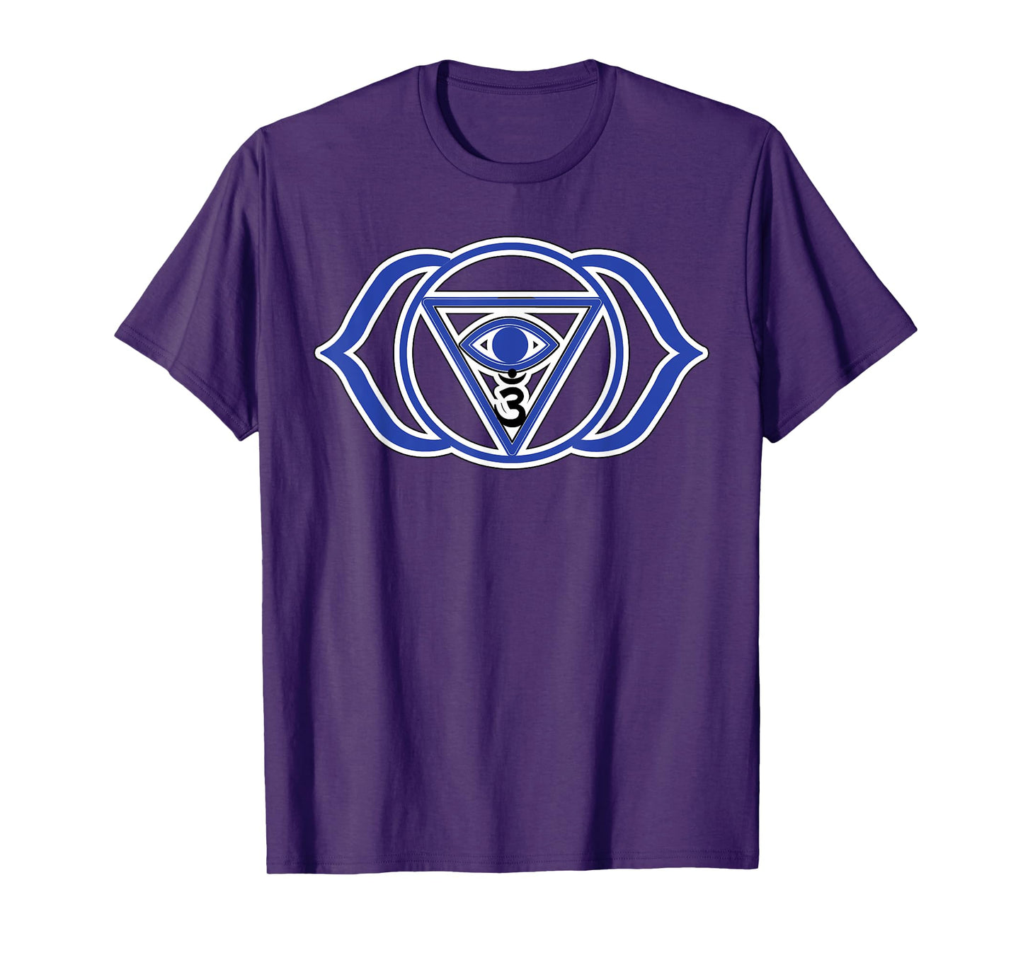 Yoga Ajna Awareness Third Eye Blue Chakra T-Shirt