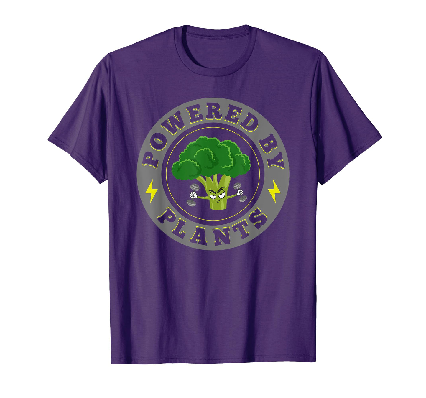Powered By Plants Funny Vegan Plant Power T Shirt Men Women