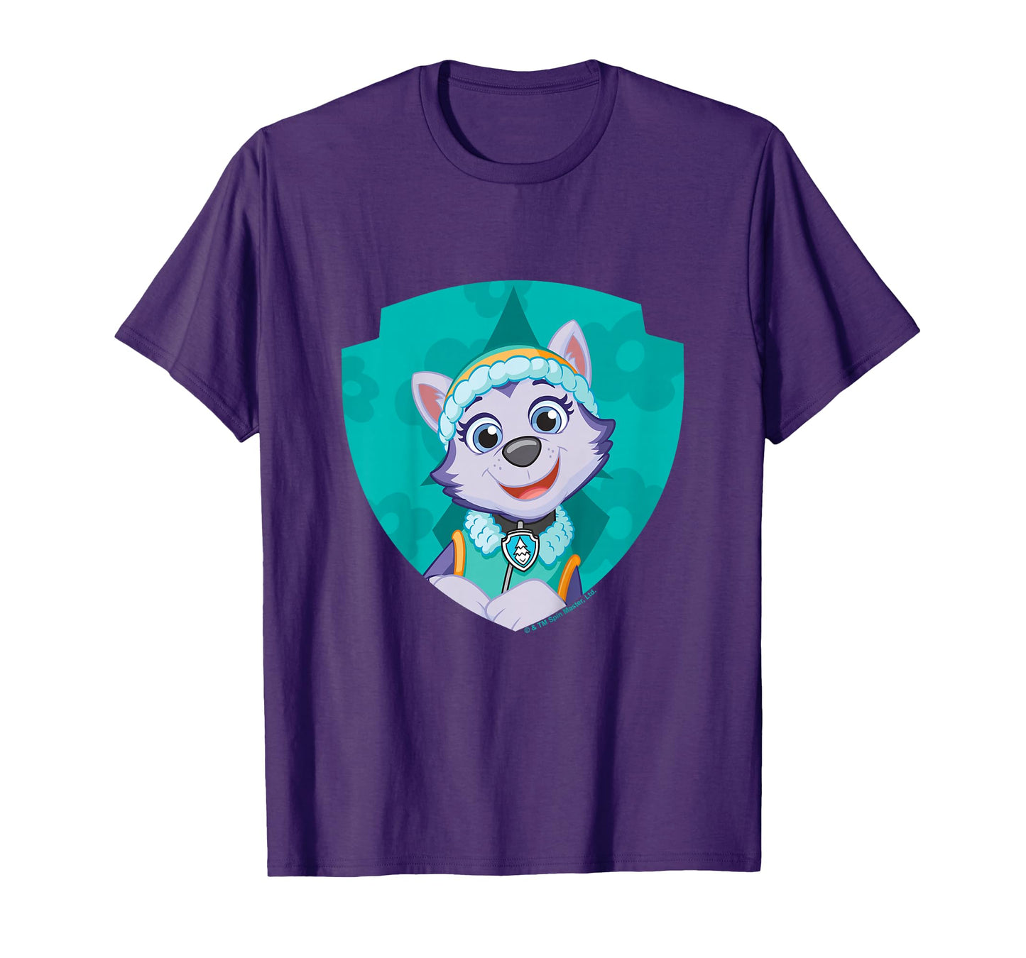 PAW Patrol Everest Big Chest Shield Emblem T-Shirt