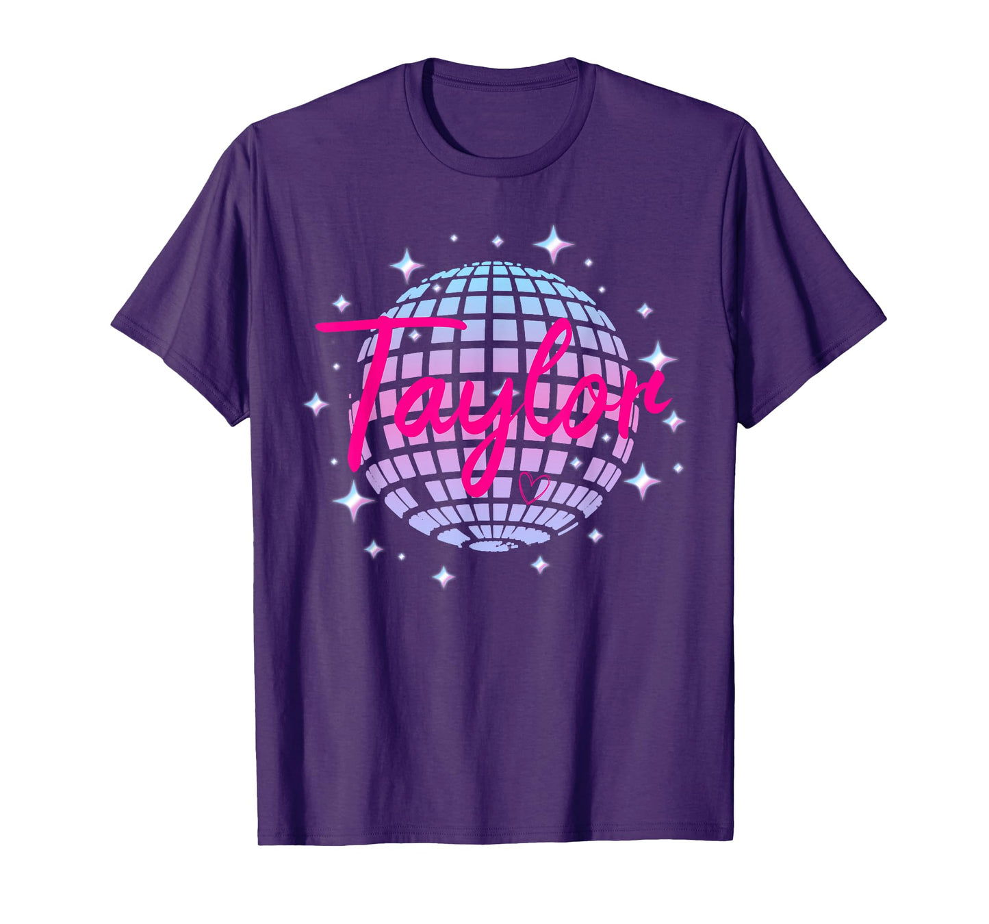 Taylor Personalized Name I Love Taylor Girl Groovy 70's 80's T-Shirt