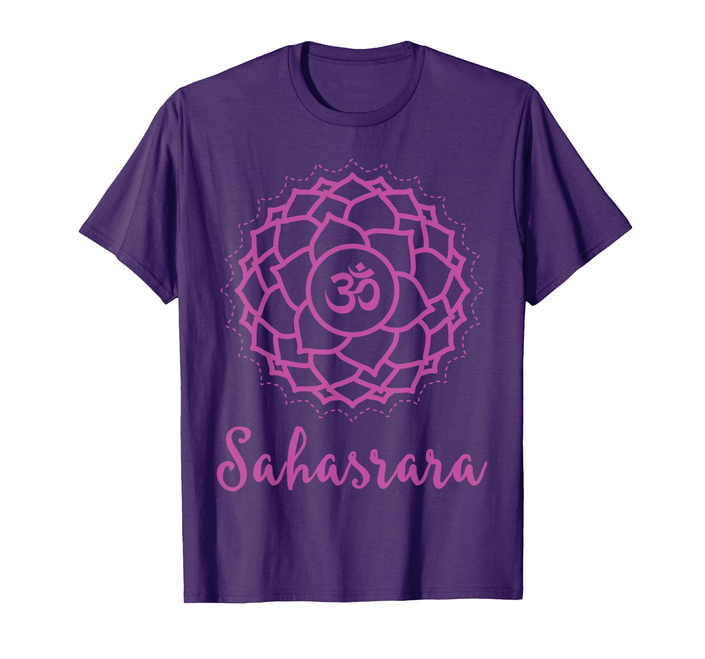 Sahasrara Violet Crown Chakra Symbol - Yoga T-Shirt