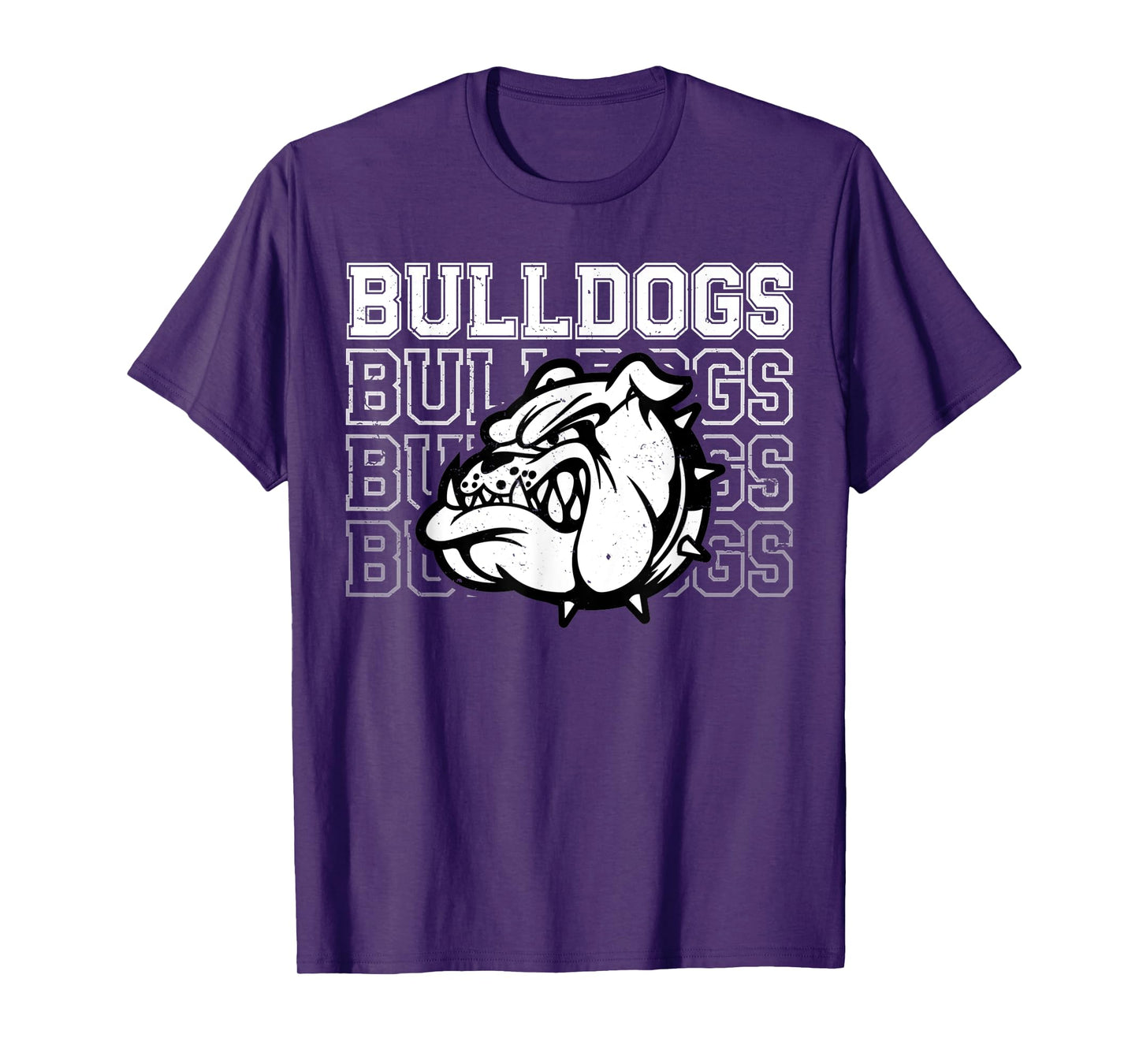 Vintage Bulldogs Team Pride School Spirit Back To School T-Shirt