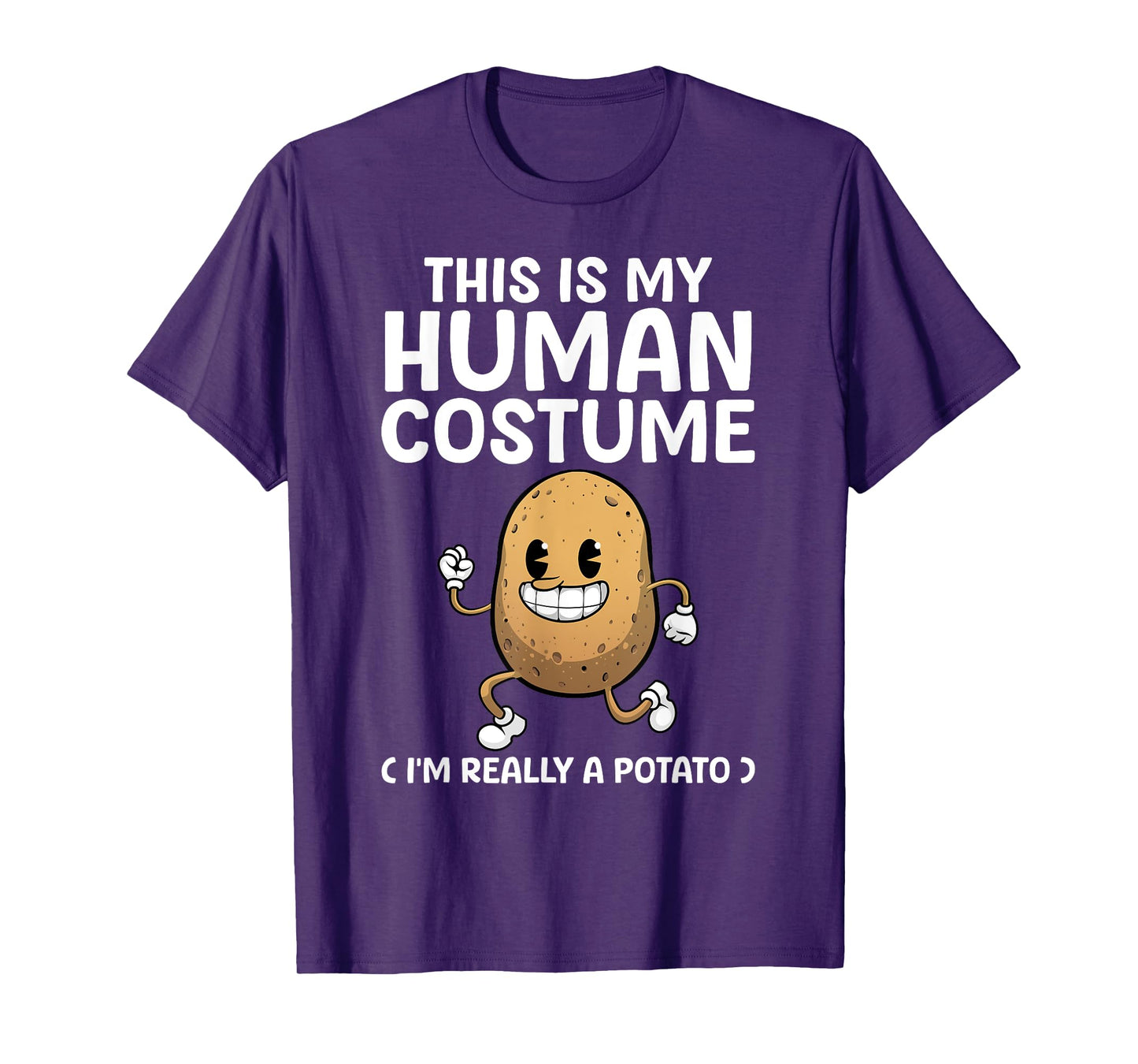 Funny Potato Costume For Men Women Kids Adult Potato Novelty T-Shirt
