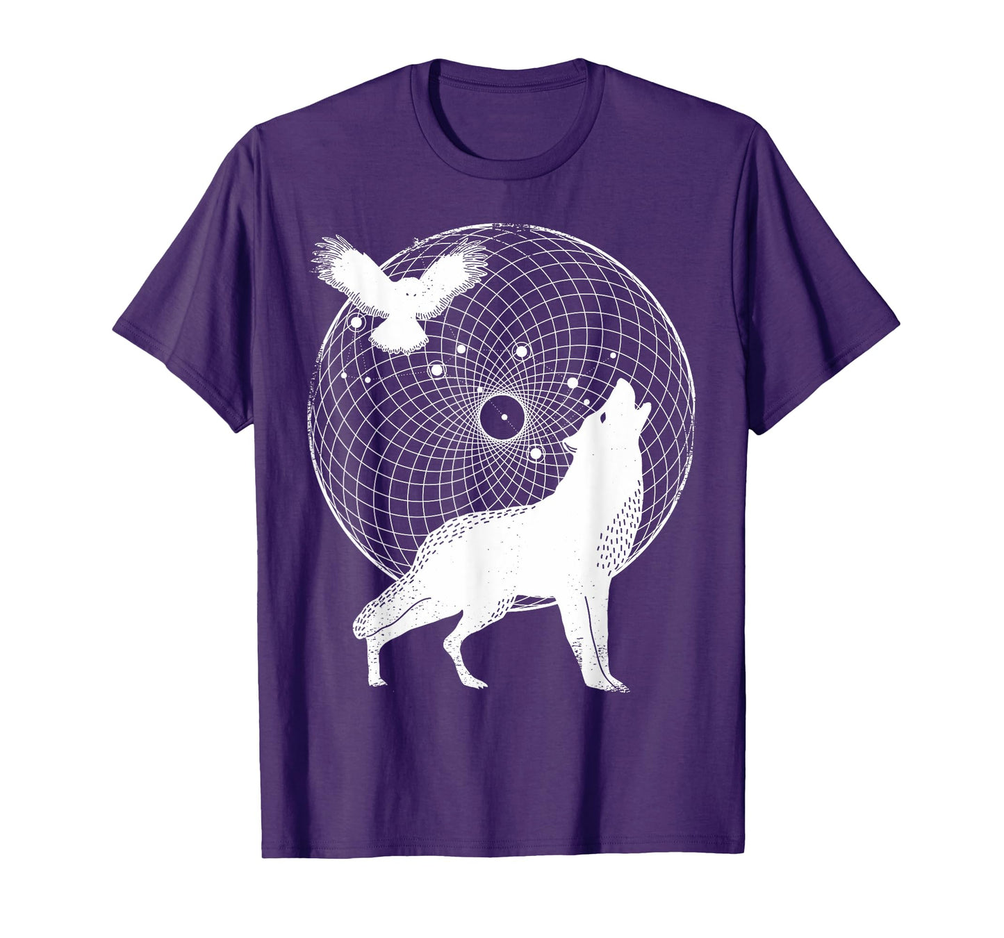 The Dharma Store - Torus Wolf - Sacred Geometry T-Shirt