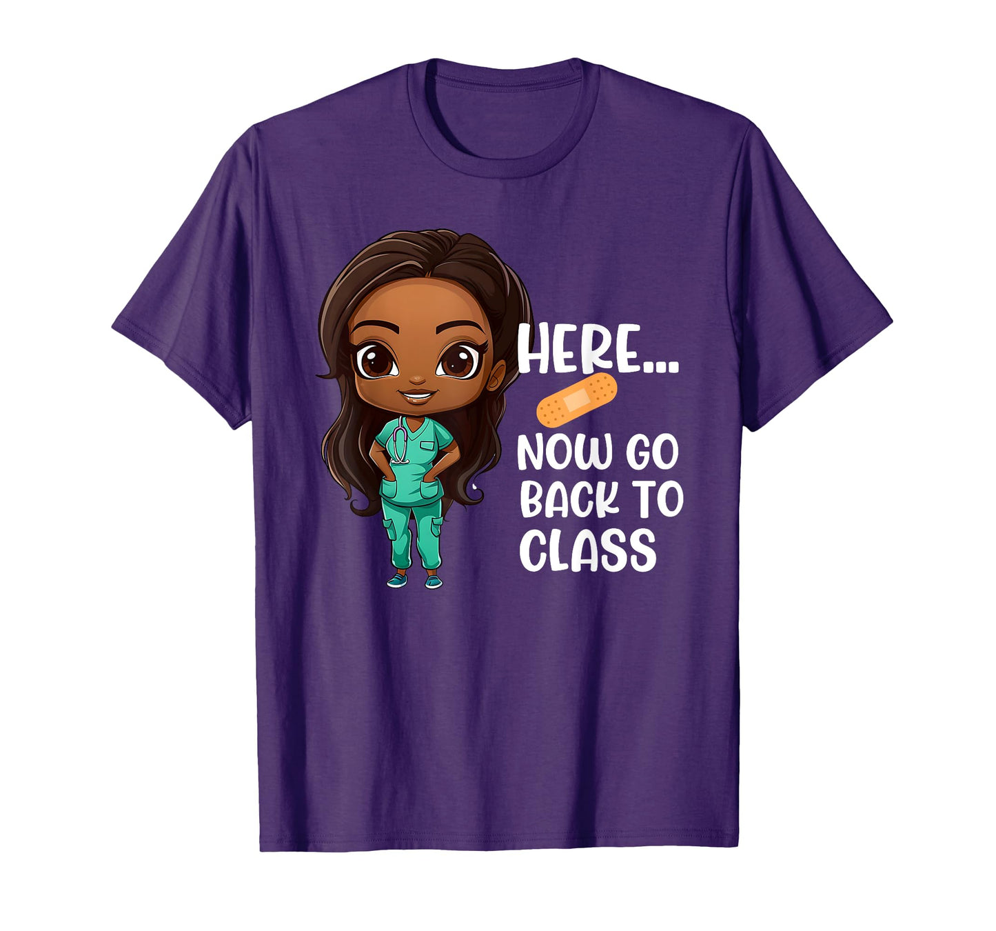 African American Black School Nurse Appreciation Nursing T-Shirt
