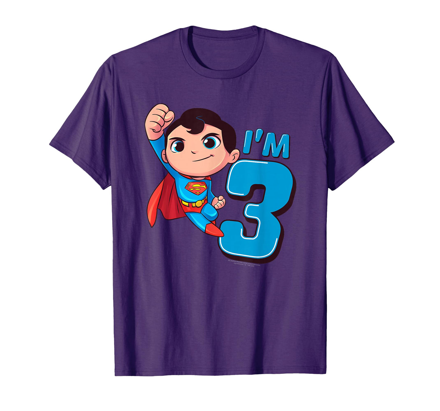 Superman 3rd Birthday Cute I'm 3 T-Shirt