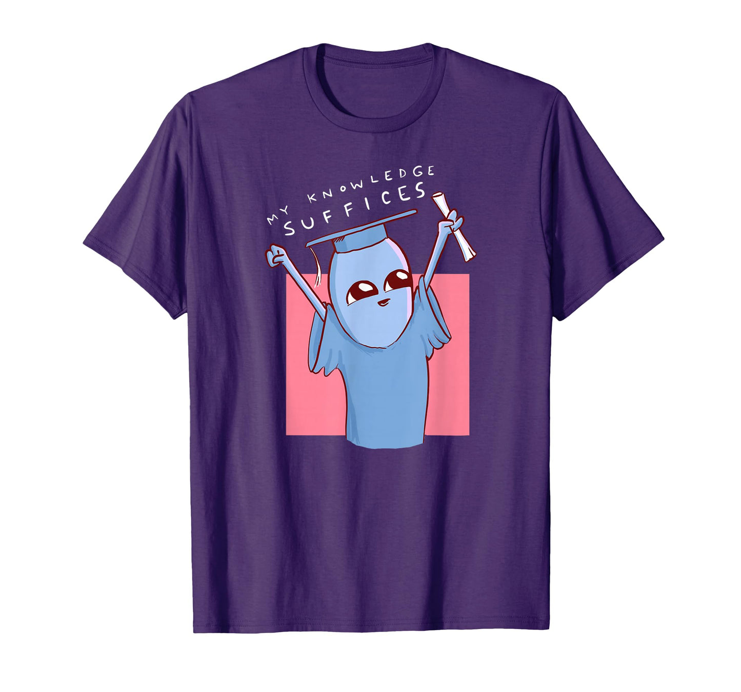 Threadless Nathan W. Pyle My Knowledge Suffices Graphic T-Shirt