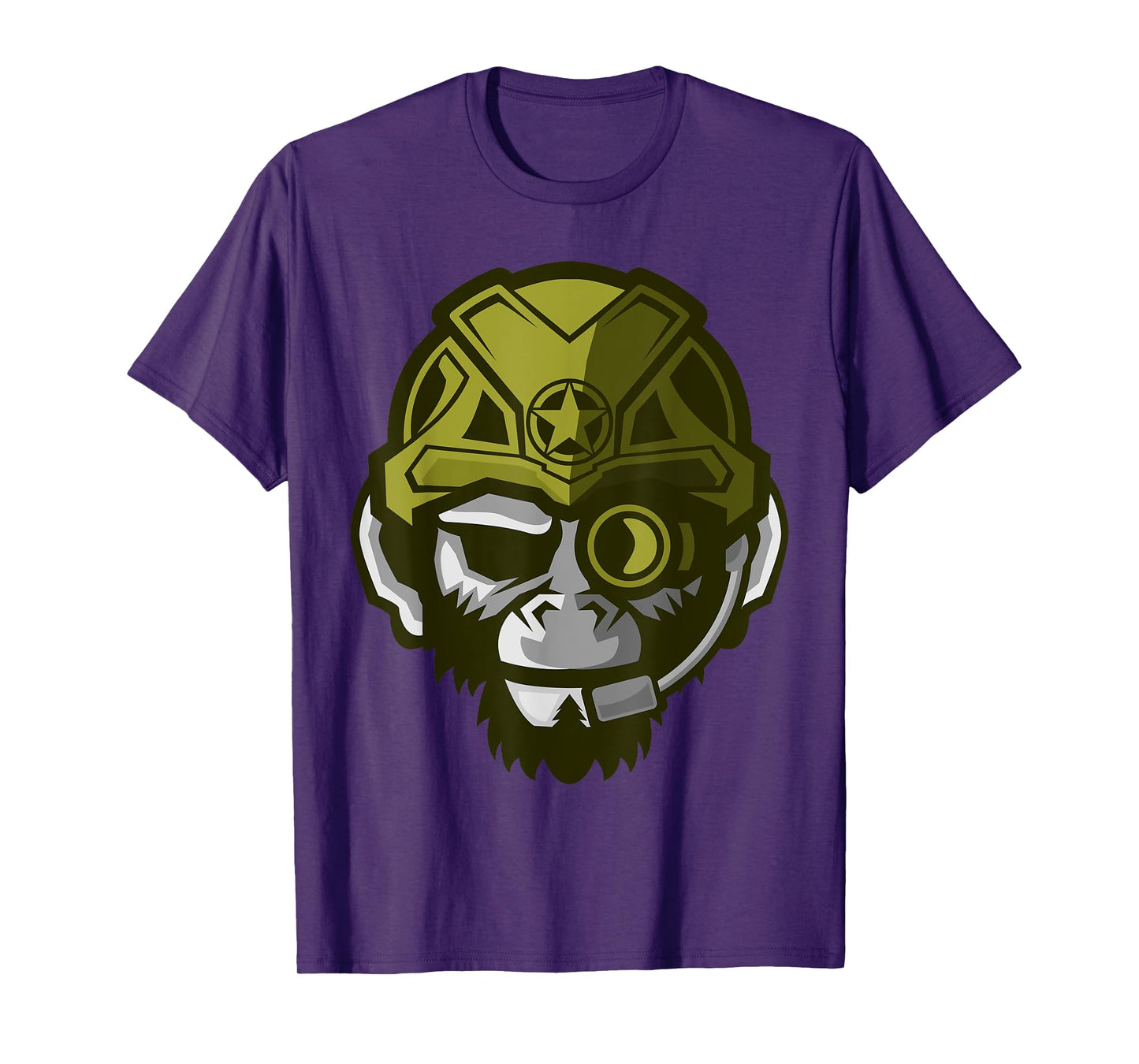Group Leader Male Gorilla King Of The Beasts Gorilla Army T-Shirt