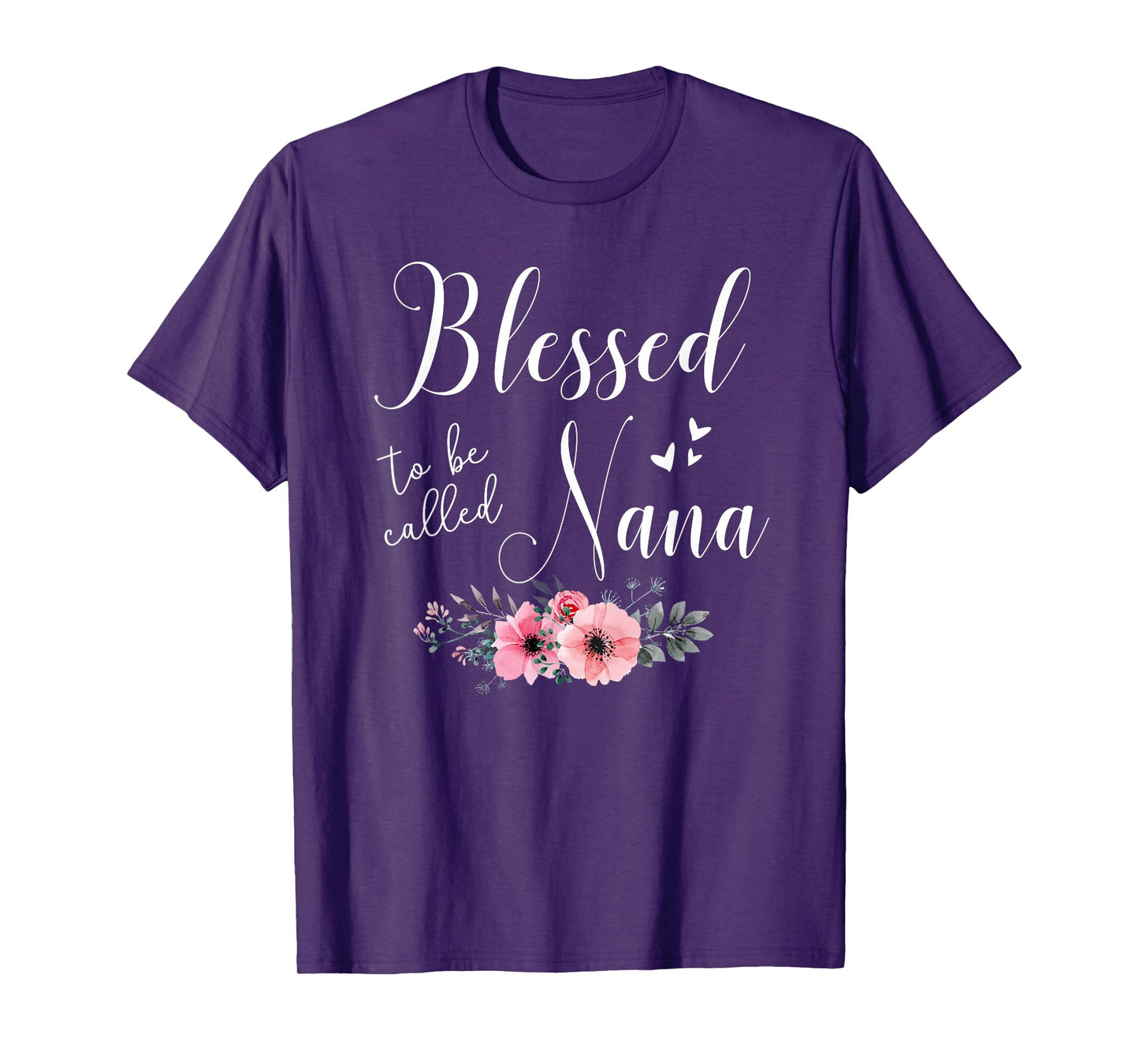 Blessed To Be Nana Women Grandma Mother's Day Christmas T-Shirt