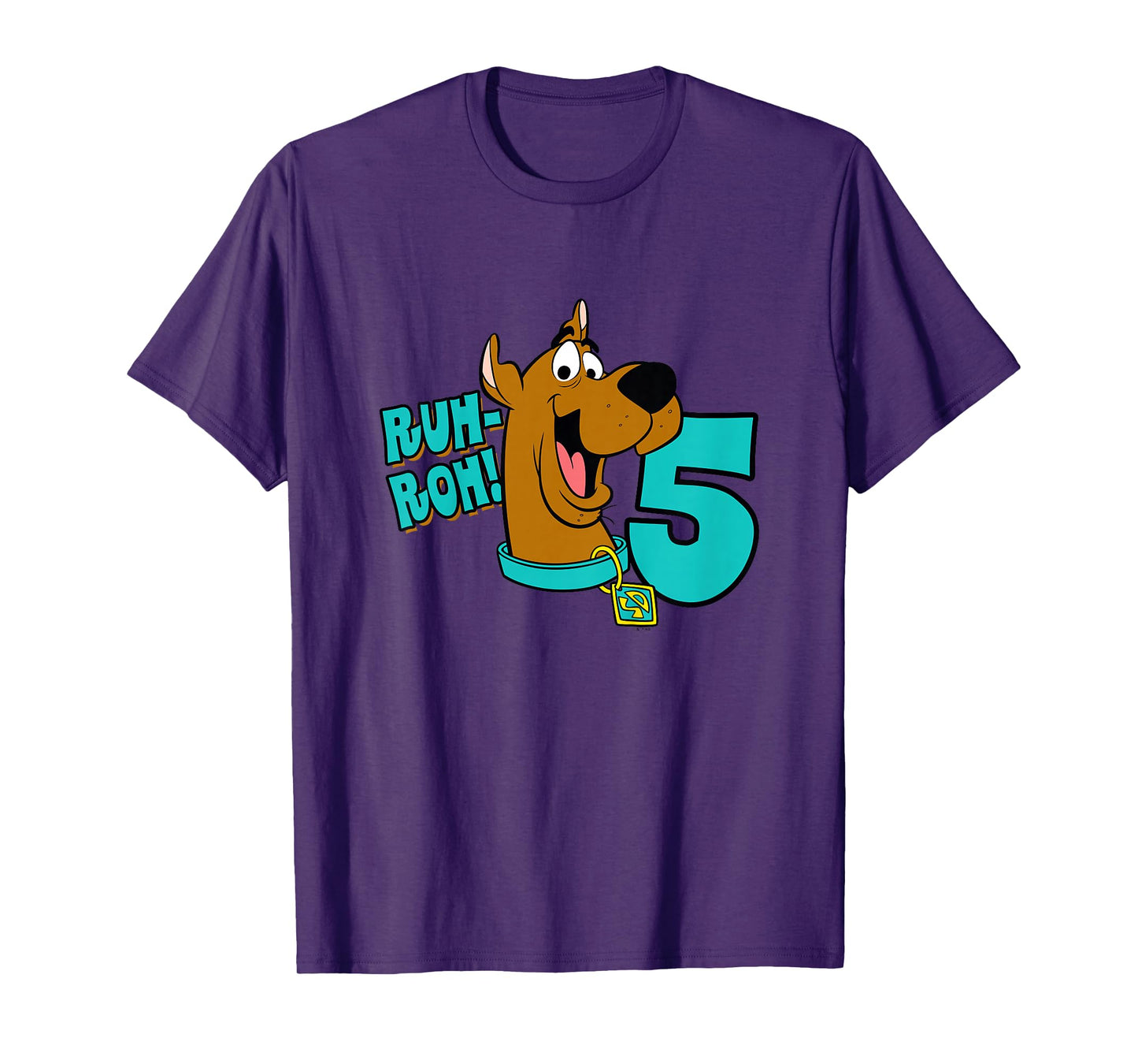 Kids Scooby-Doo 5th Birthday Ruh-Roh! I'm 5! T-Shirt