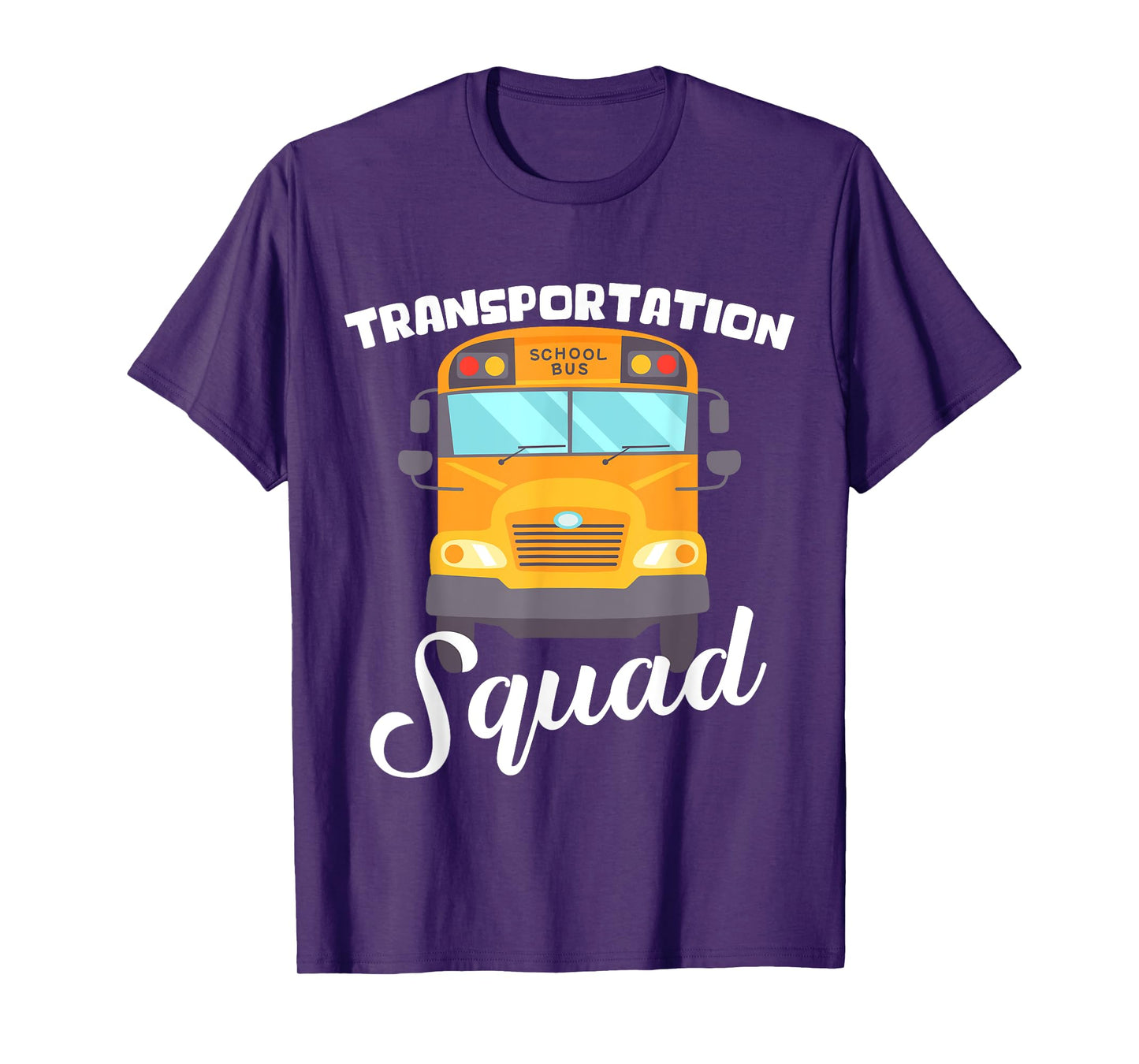 Transportation Squad Back to School Bus Driver Monitor Aide T-Shirt