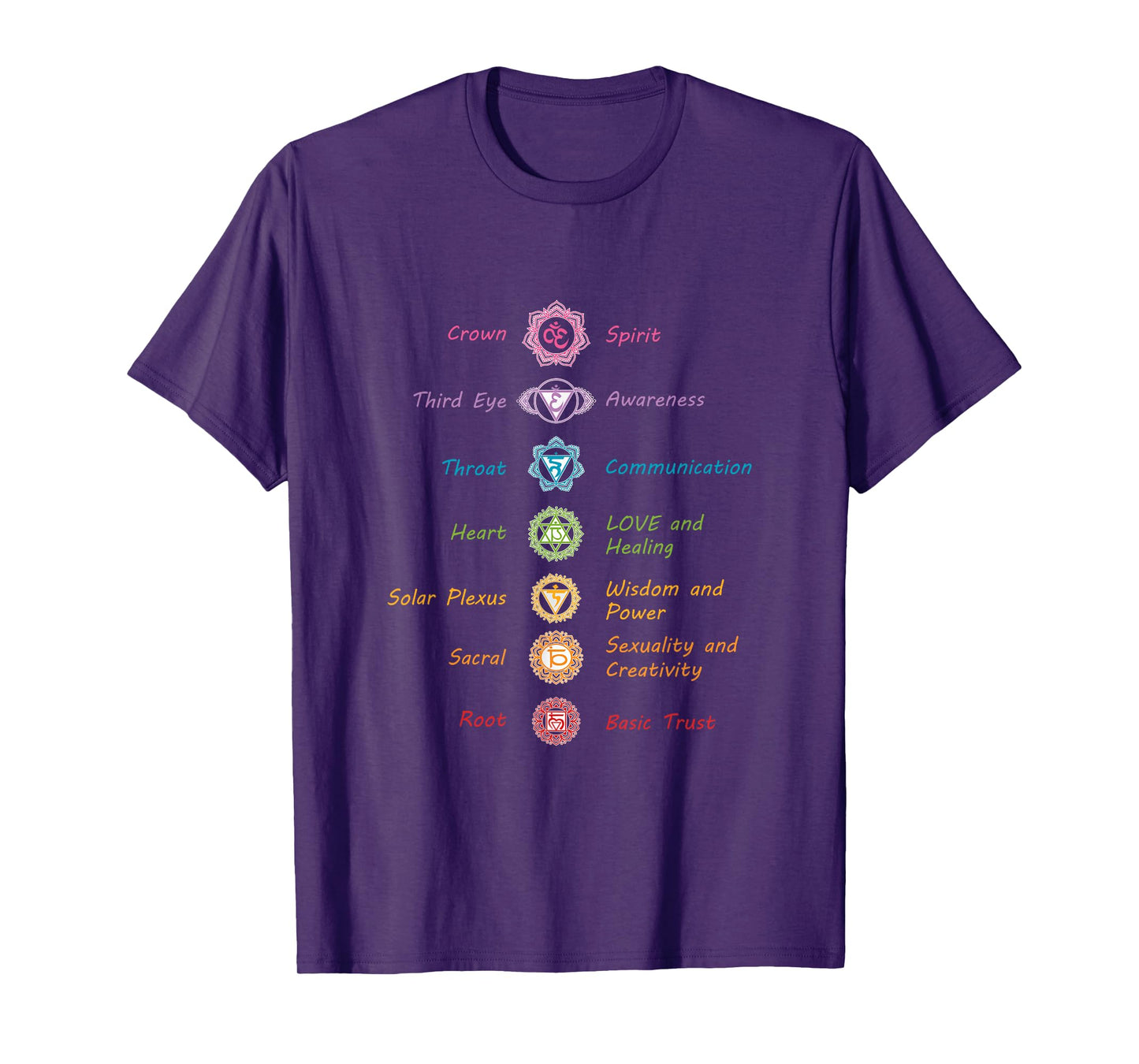 Energy Spirits Soul Chakra Spiritual Health Healing T-Shirt