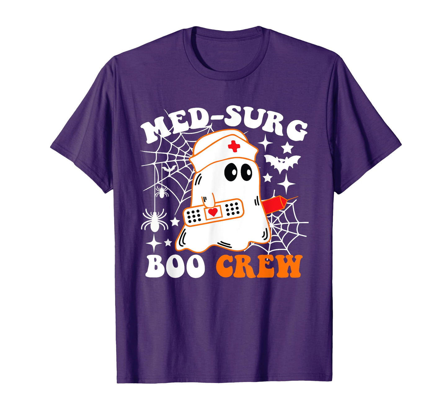 Med-Surg Boo Crew Nurse Funny Halloween Costume T-Shirt