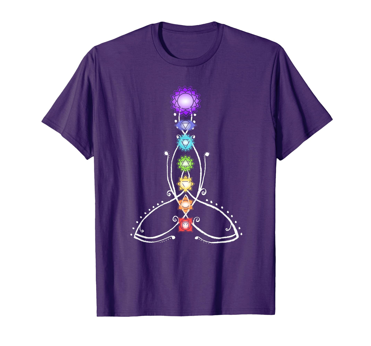 Spiritual Shirts for men and women & Yoga clothes Yoga Meditation Spiritual Body Energy Chakra T-Shirt