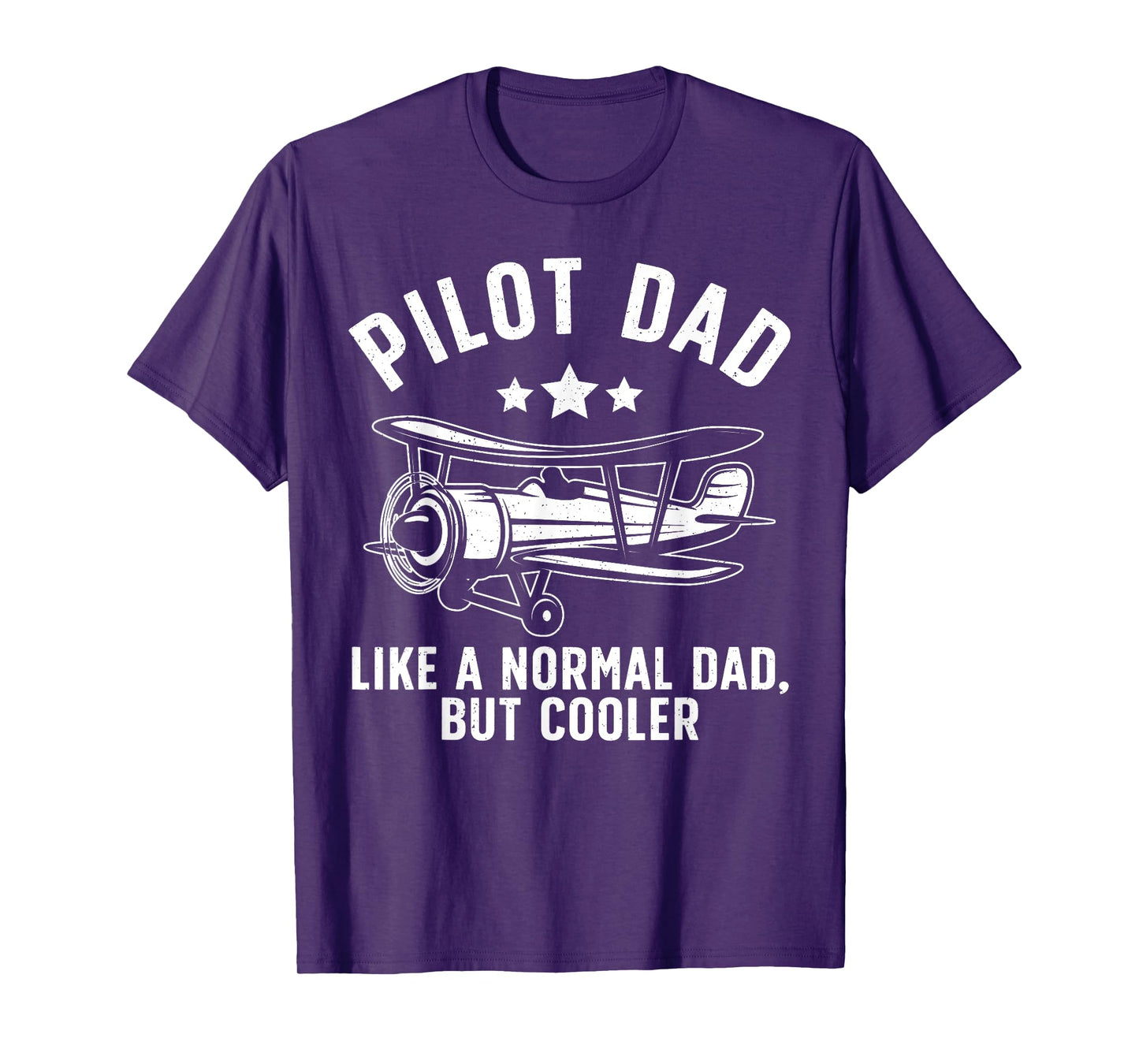 Funny Pilot Dad Art For Men Father Aviation Airplane Pilot T-Shirt