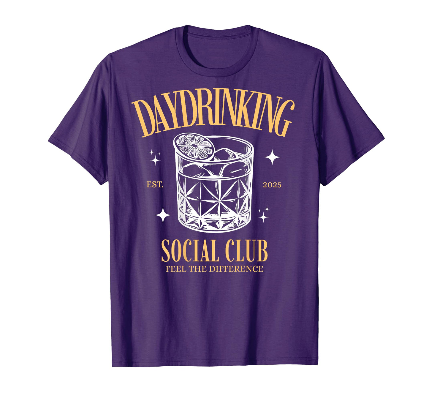 Daydrinking social club | Day Drinking Cocktail back print T-Shirt