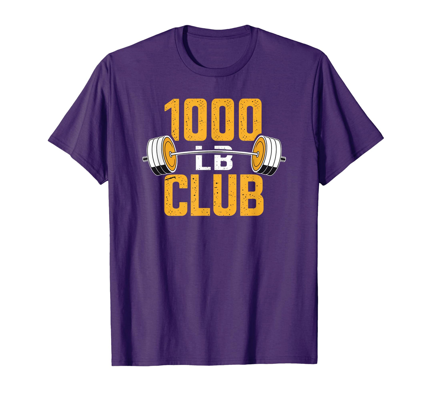 1000 LB Pound Club Strong Weightlifting and Powerlifting Gym T-Shirt