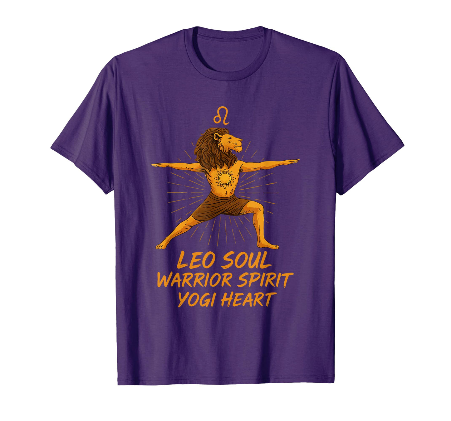 Lion Soul - Warrior Spirit Yogi Heart T-Shirt