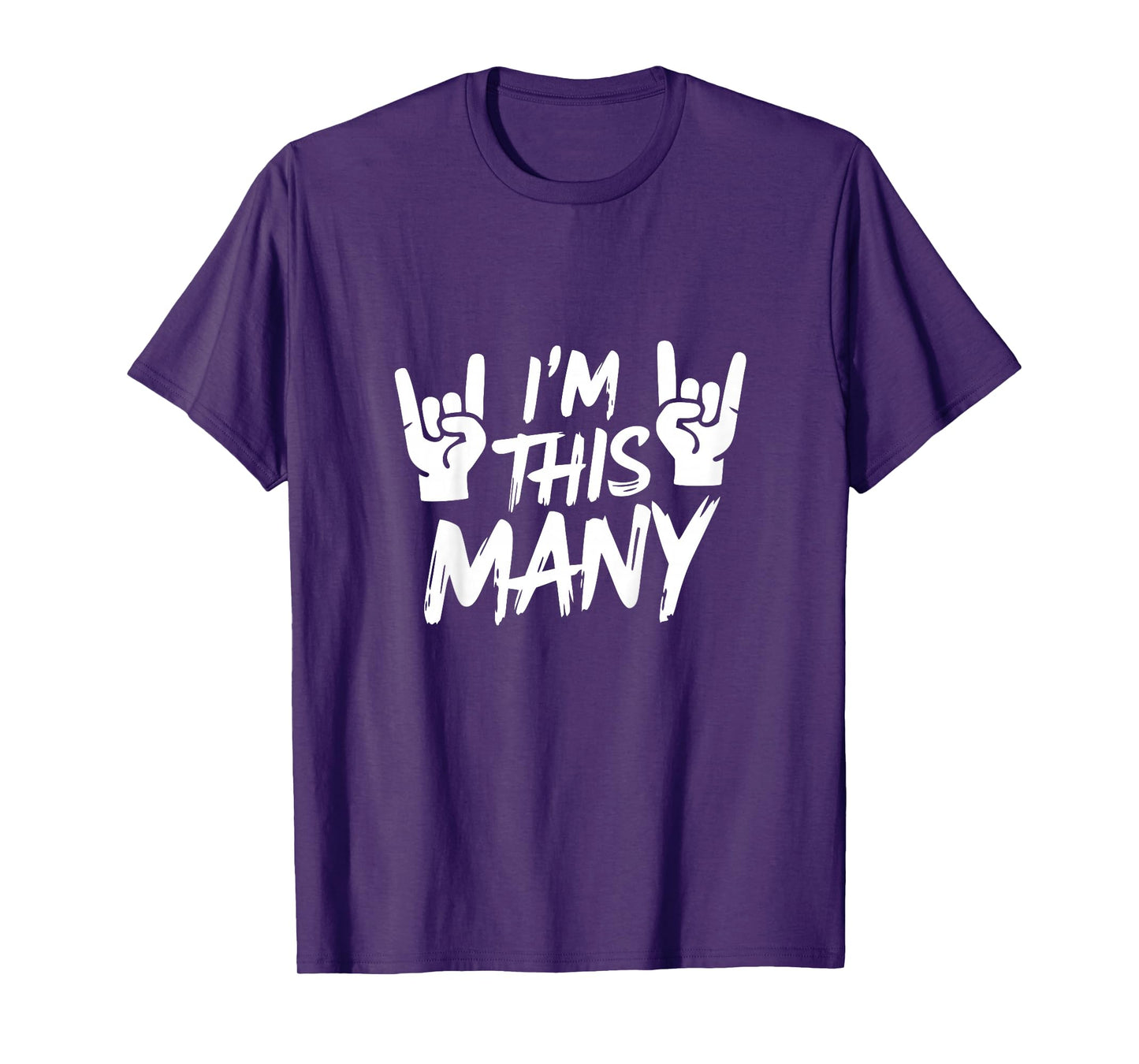 Kids 4th Birthday Boy Girl Four Age 4 Year Old Son Rock Party T-Shirt