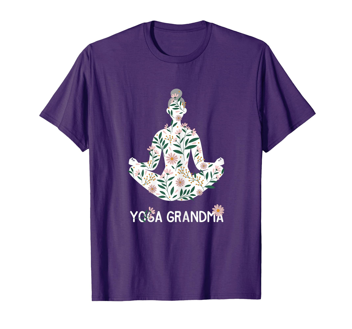 Yoga Grandma Meditation Tee Pilates Lover Grandmother Gift T-Shirt