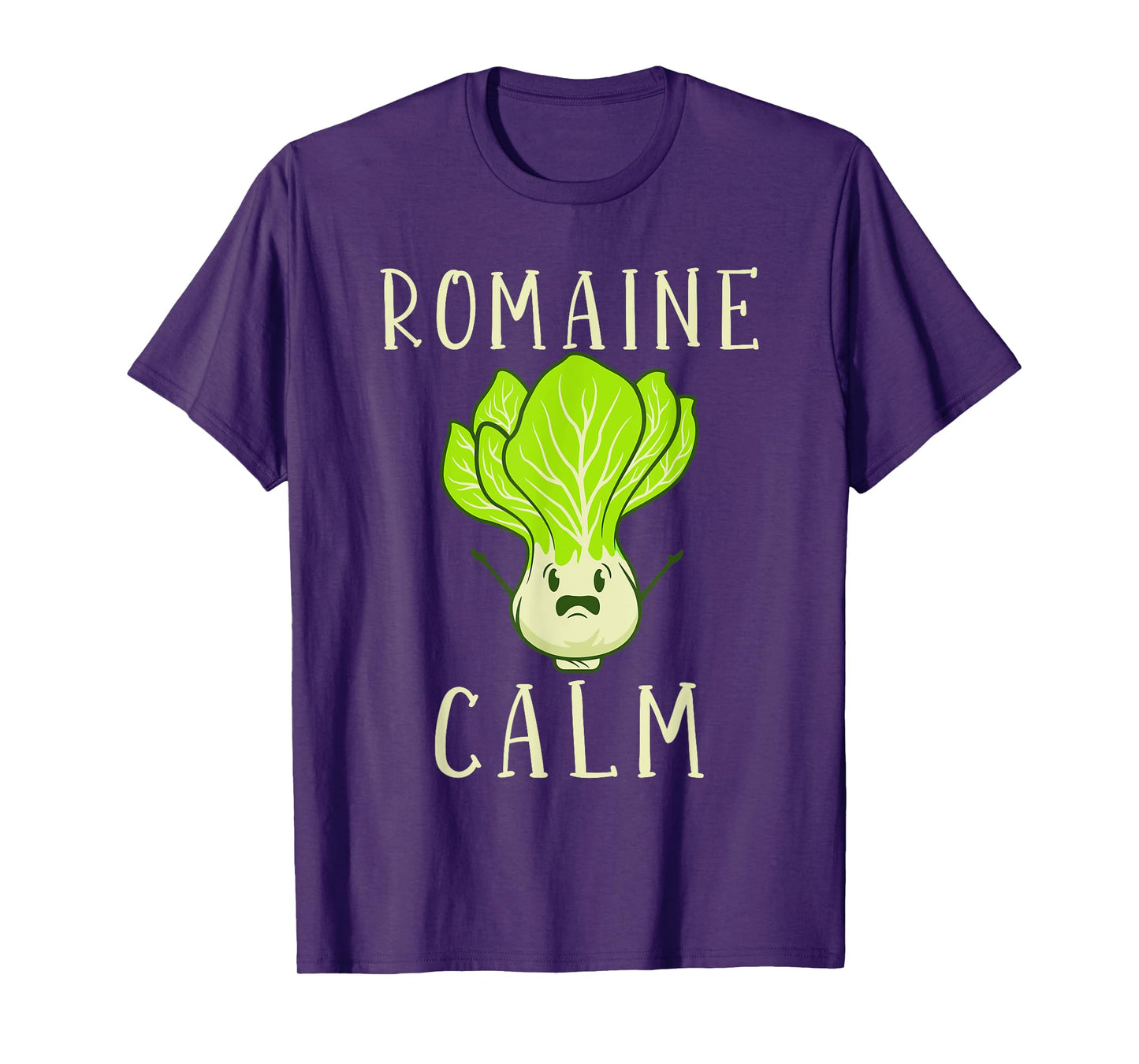 Garden Meditation Enthusiast Pun Gift Men Women Romaine Calm Funny Gardening Lettuce Vegetable Garden Lovers Unisex T-Shirt