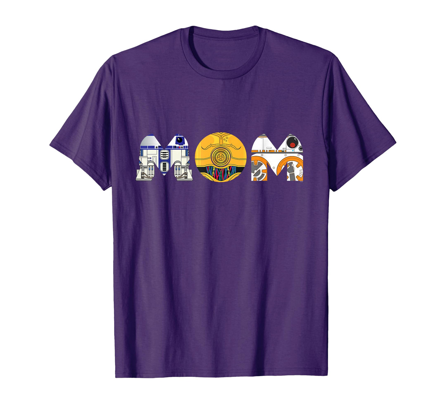 Star Wars Droids R2-D2 C-3PO BB-8 Mom Mother’s Day Birthday T-Shirt