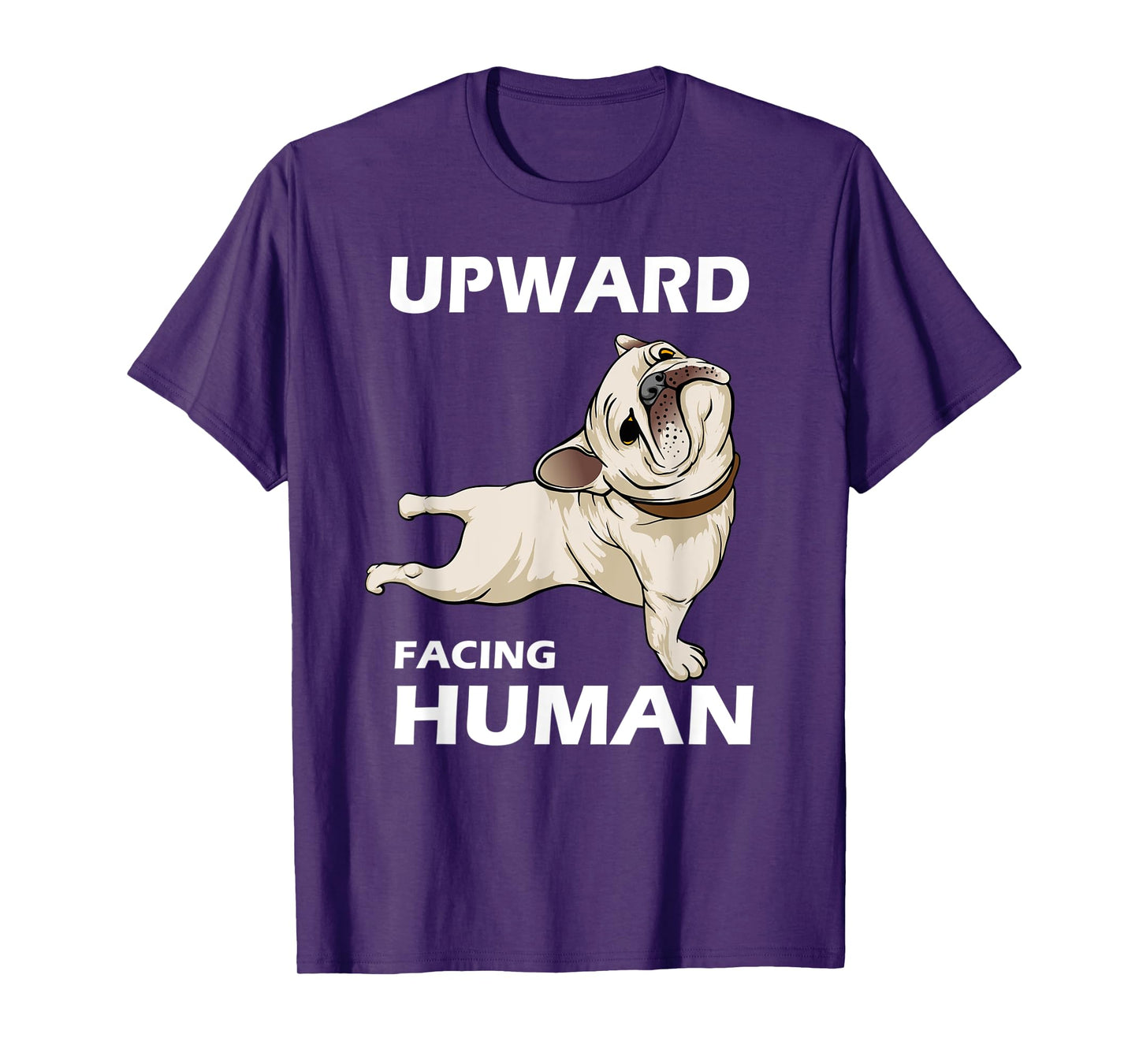 Upward Facing Human - Funny Pug Yoga Aesthetics T-Shirt
