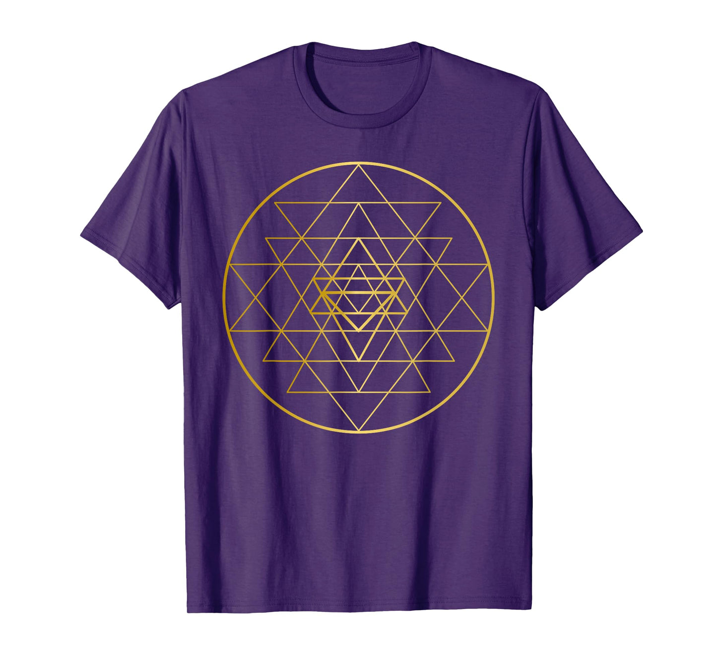 Sri Yantra Chakra Mantra Sacred Geometry Art T-Shirt