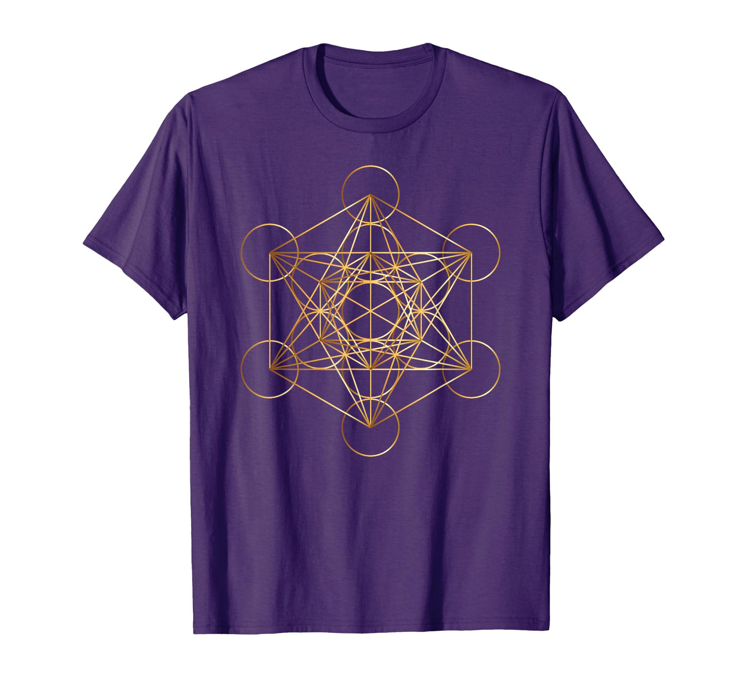 Metatron's Cube Sacred Geometry Symbol Mystical Esoteric Des T-Shirt