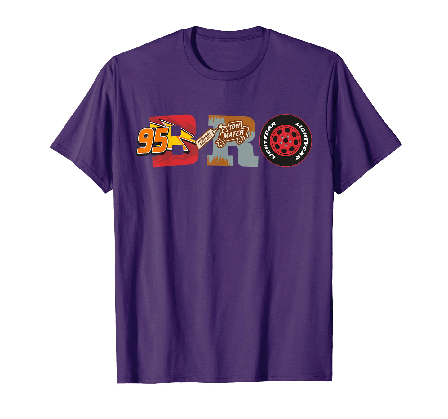 Disney & Pixar's Cars Bro Brother Family Trip Matching T-Shirt