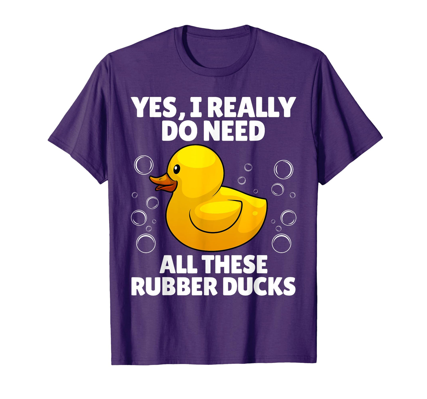 Rubber Duck Art For Men Women Yellow Rubber Ducky Duck Lover T-Shirt