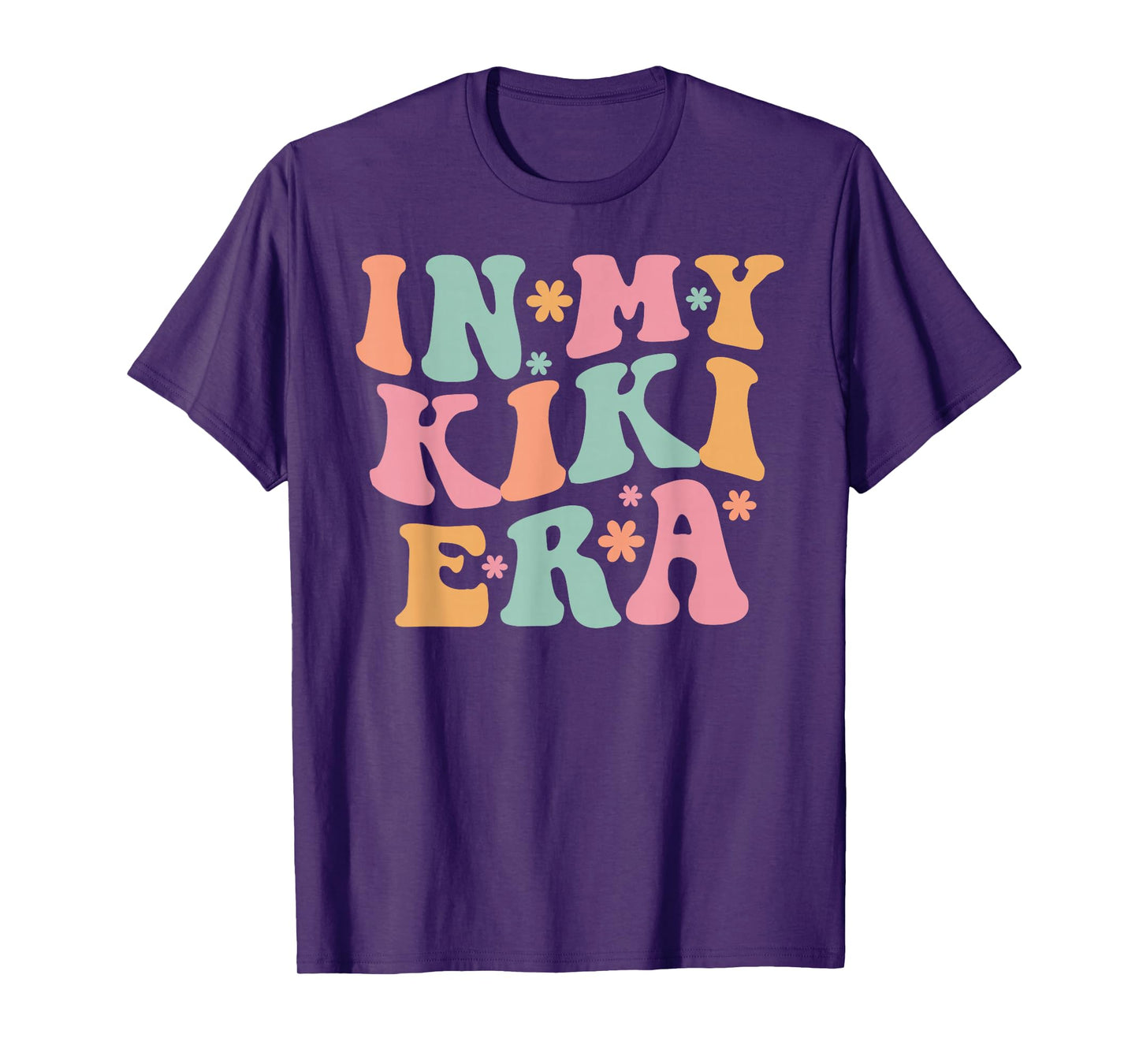 Retro Groovy In My Kiki Era Happy Mother's Day T-Shirt