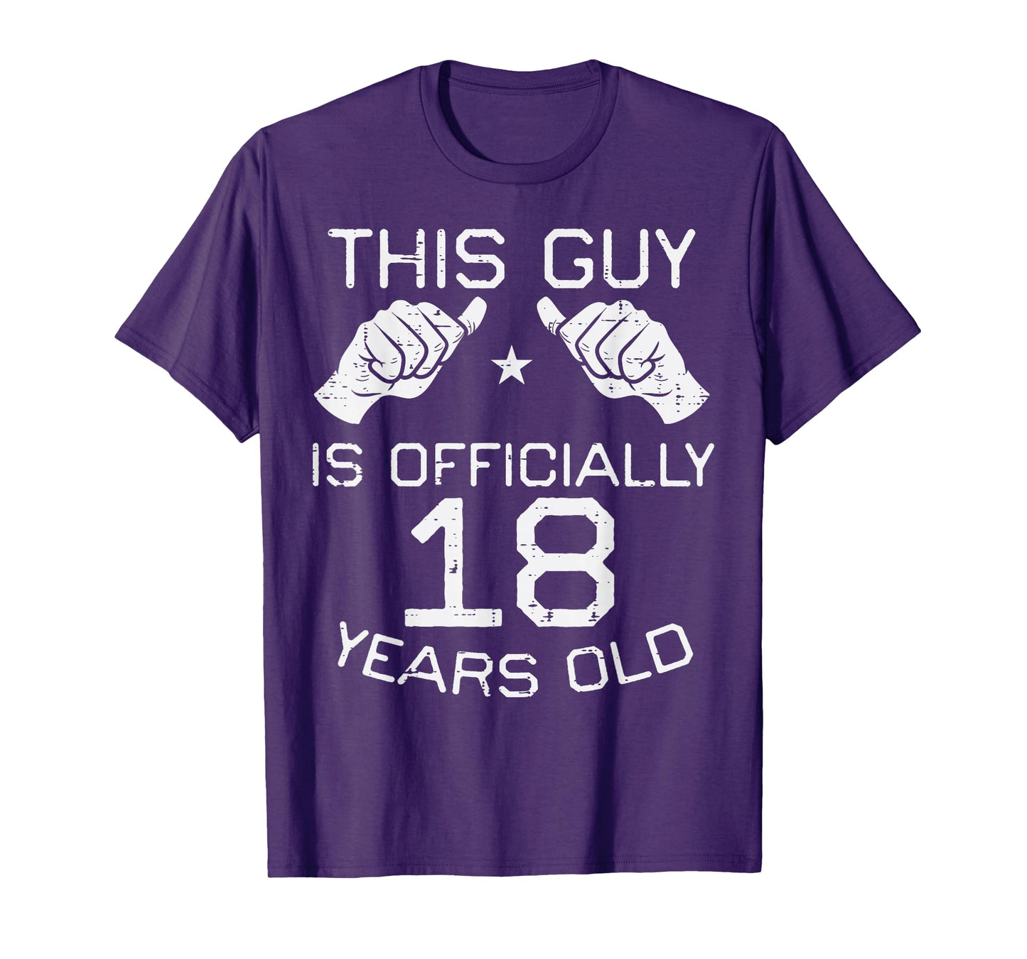 This Guy Officially 18 Years Old 18th Birthday Men Boys T-Shirt