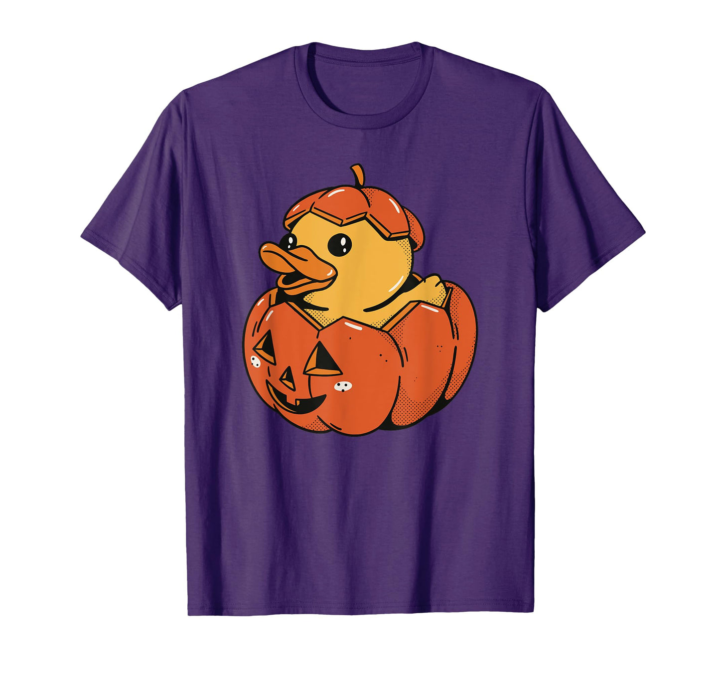 Rubber Duck Pumpkin - Funny Halloween T-Shirt