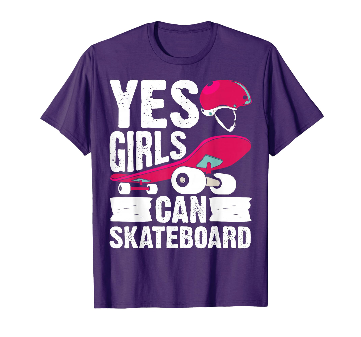 Skateboarding Design for Girls Women Skateboard Skateboarder T-Shirt