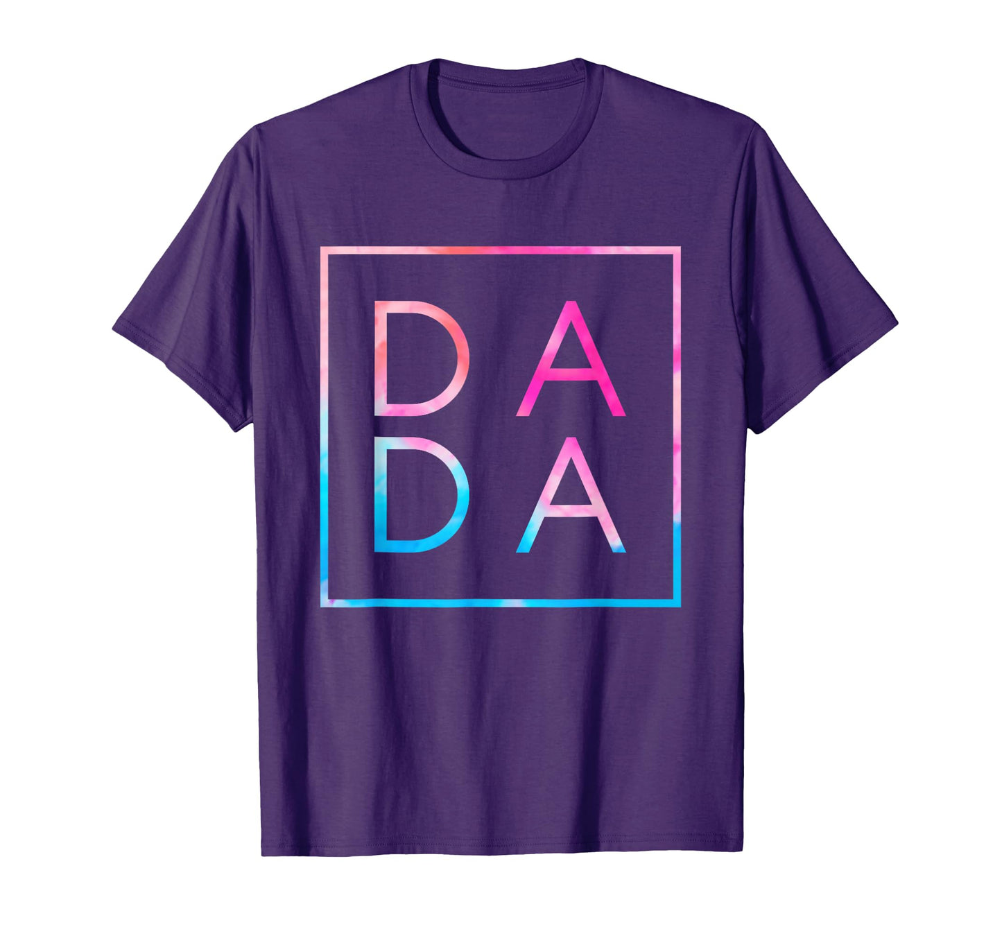 Matching Dada And Mama Family Tees Unisex-Adults Men's Black Small Classic Tie-Dye Father's Day T-Shirt