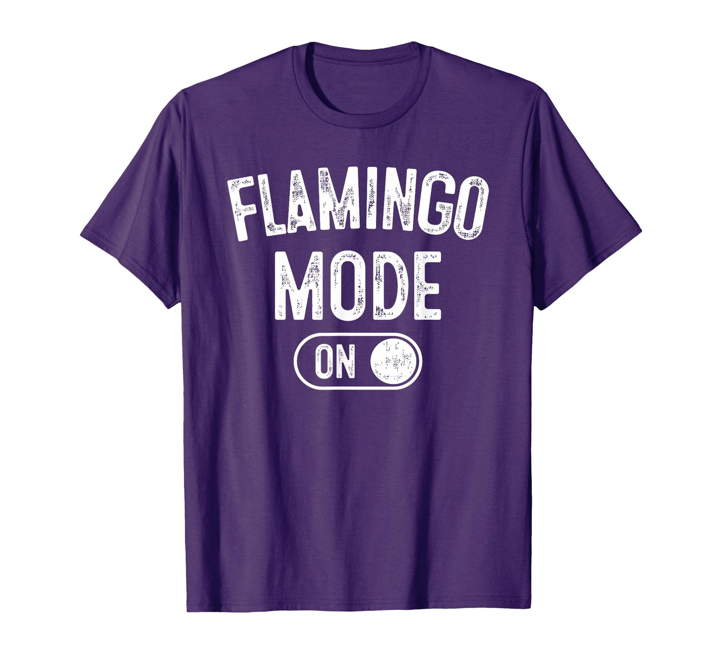 Flamingo Mode On Costume Funny Pink Bird Lover Gif T-Shirt