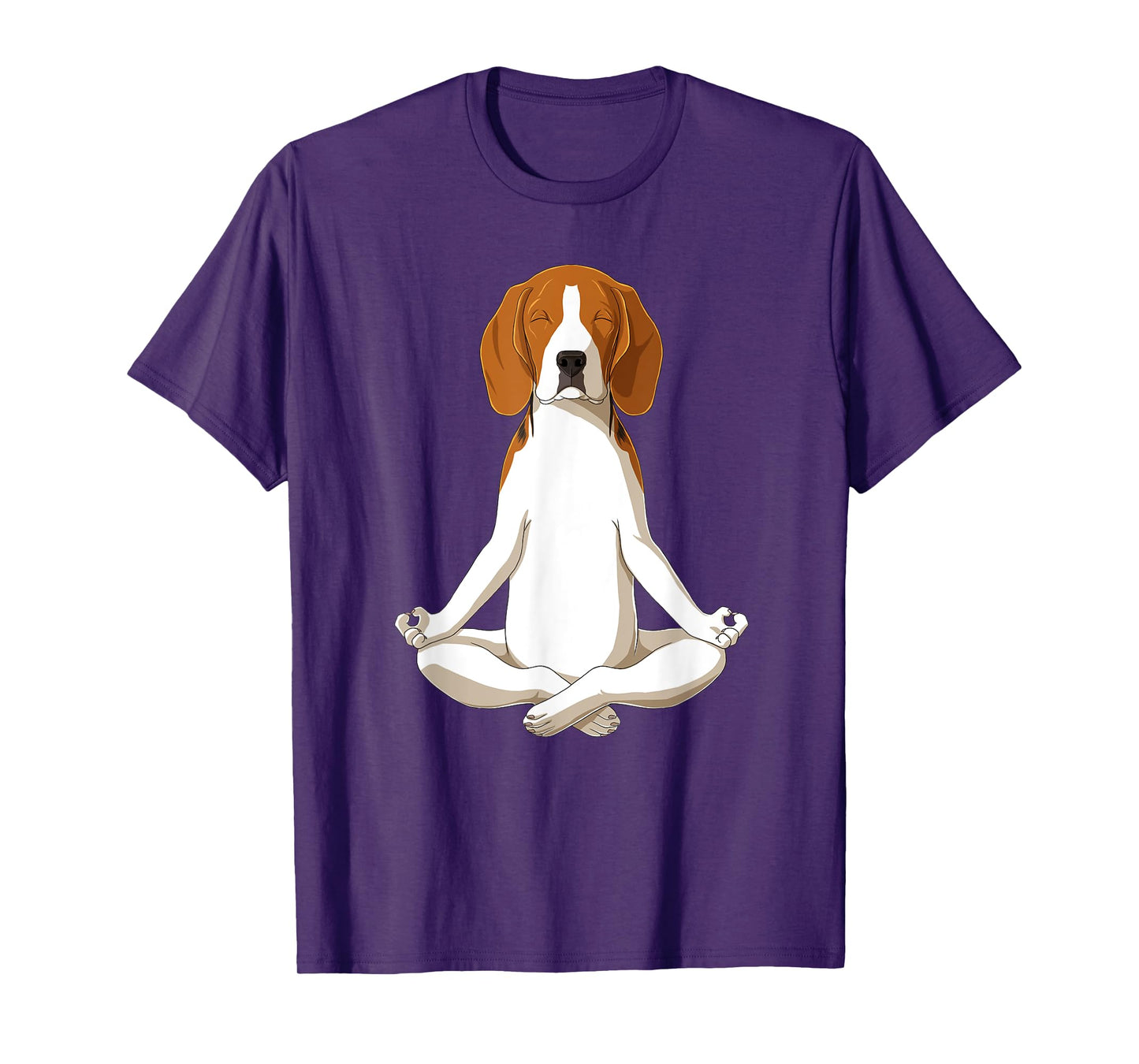 Yoga Dog Beagle Men Women T-Shirt