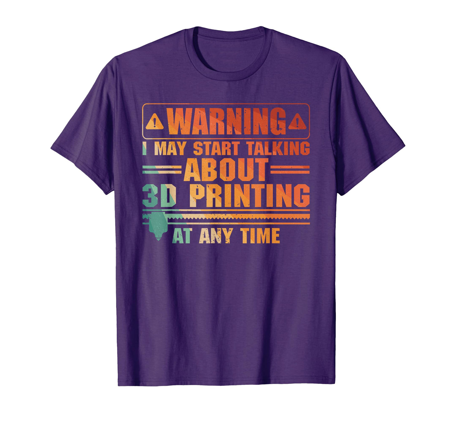 Funny 3D Printer Art For Men Women 3D Printing Worker Lover T-Shirt