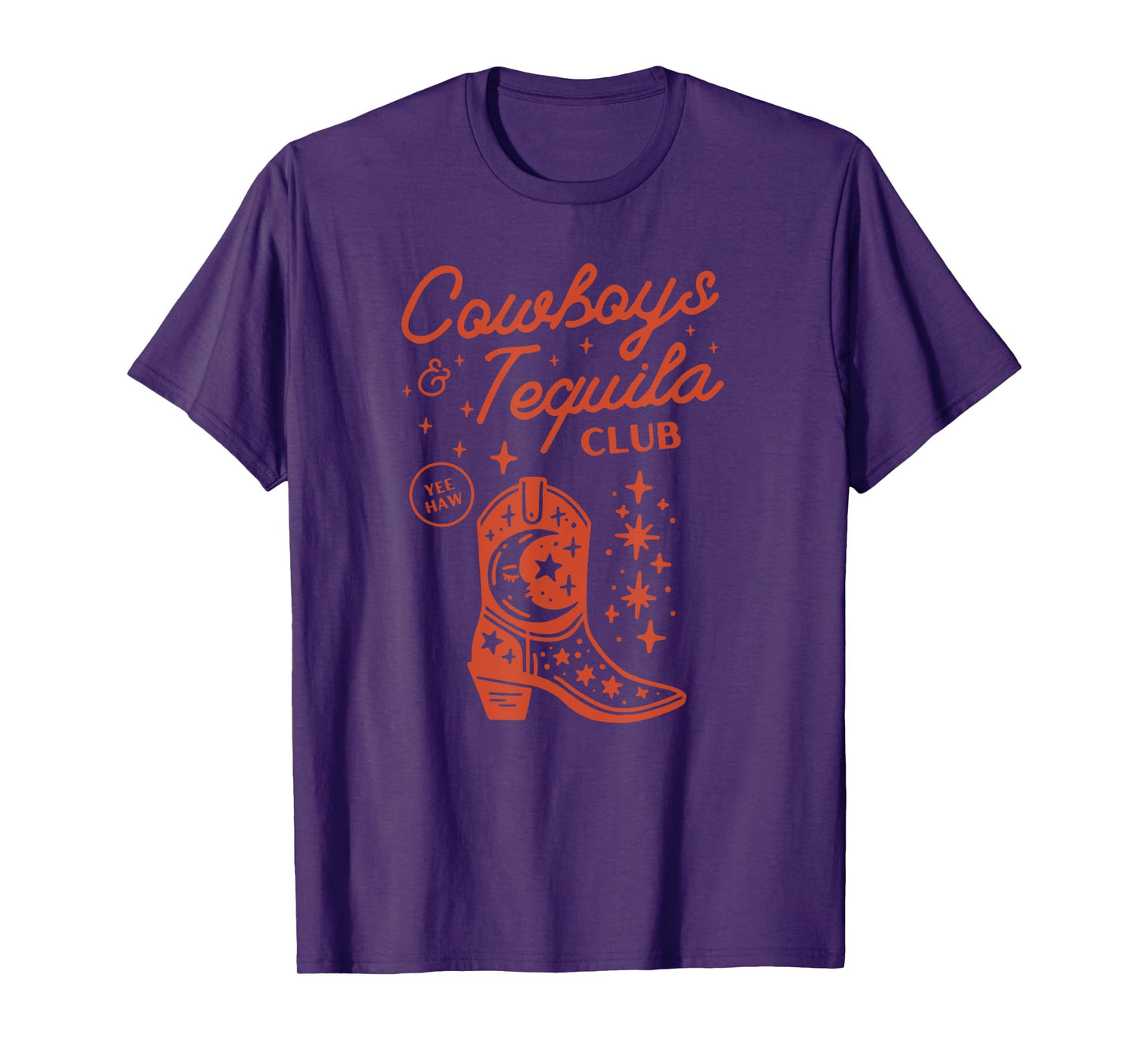 Vintage Women Rodeo Western Country Cowboys And Tequila T-Shirt