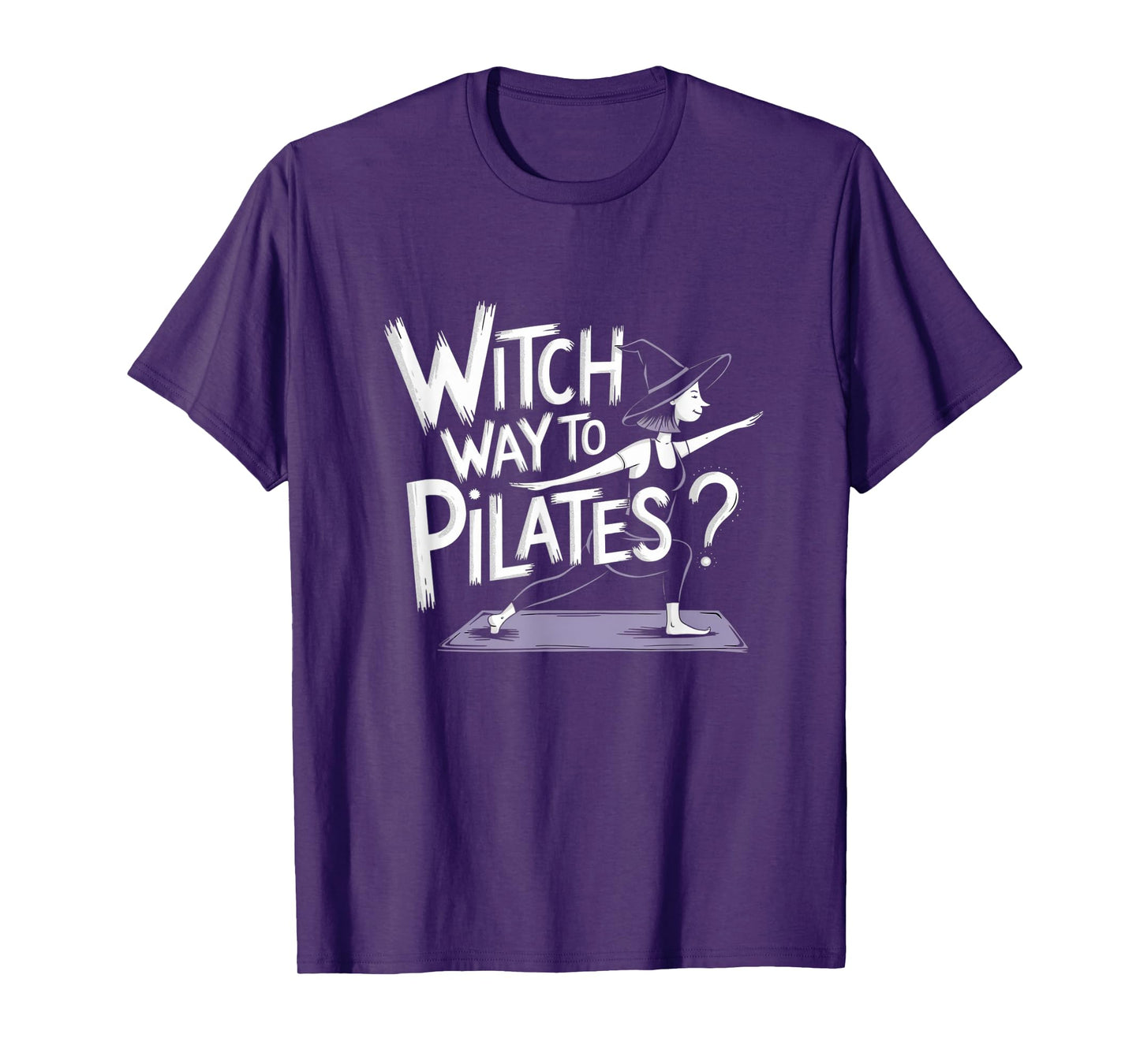 Witch Way to Pilates Funny Halloween Pilates Yoga Reformer T-Shirt