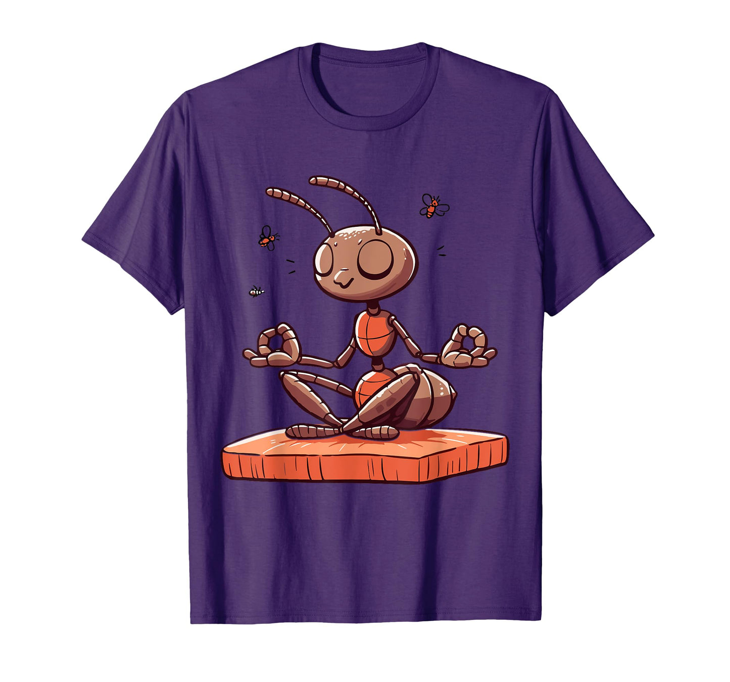 Meditation Ant Yoga Pose Relaxing Animal T-Shirt