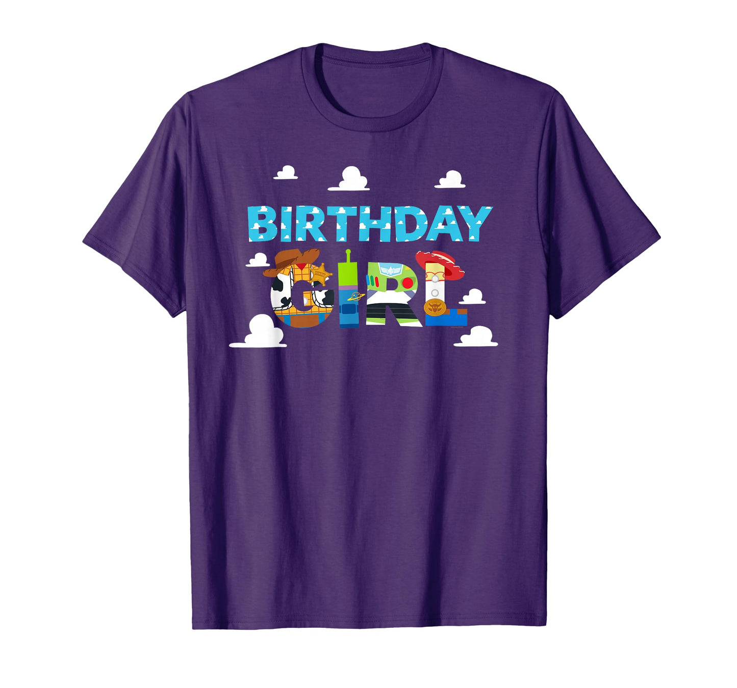 Disney and Pixar’s Toy Story Clouds Birthday Girl T-Shirt