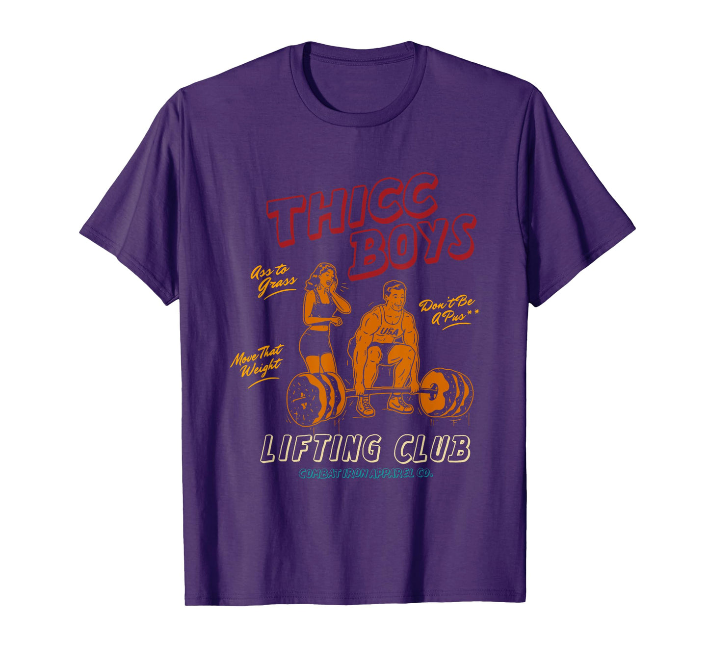 Thicc Boys Work-out Club T-Shirt