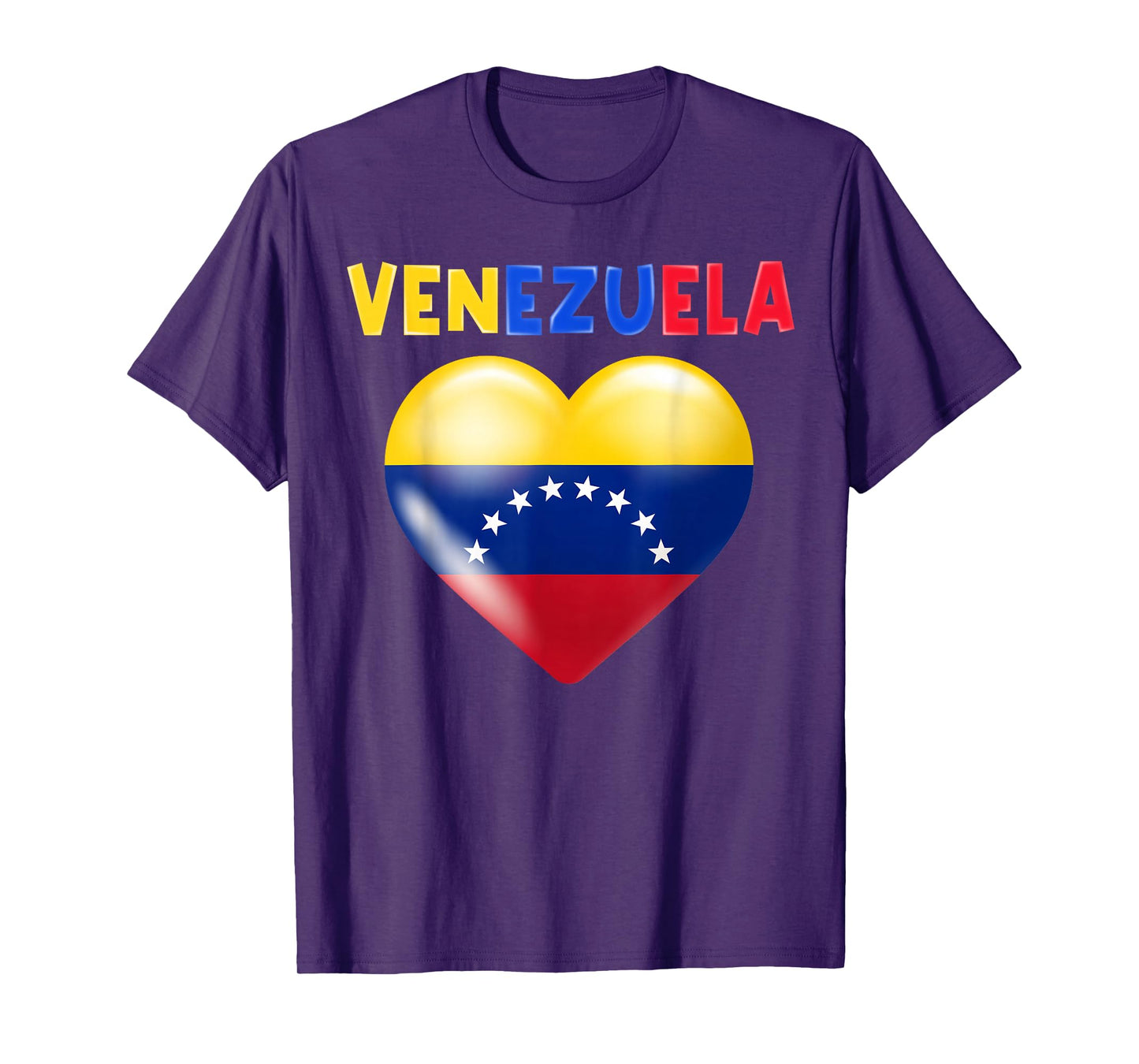 Venezuela Flag Venezuela Heart Venezuelan Flag Men Women T-Shirt