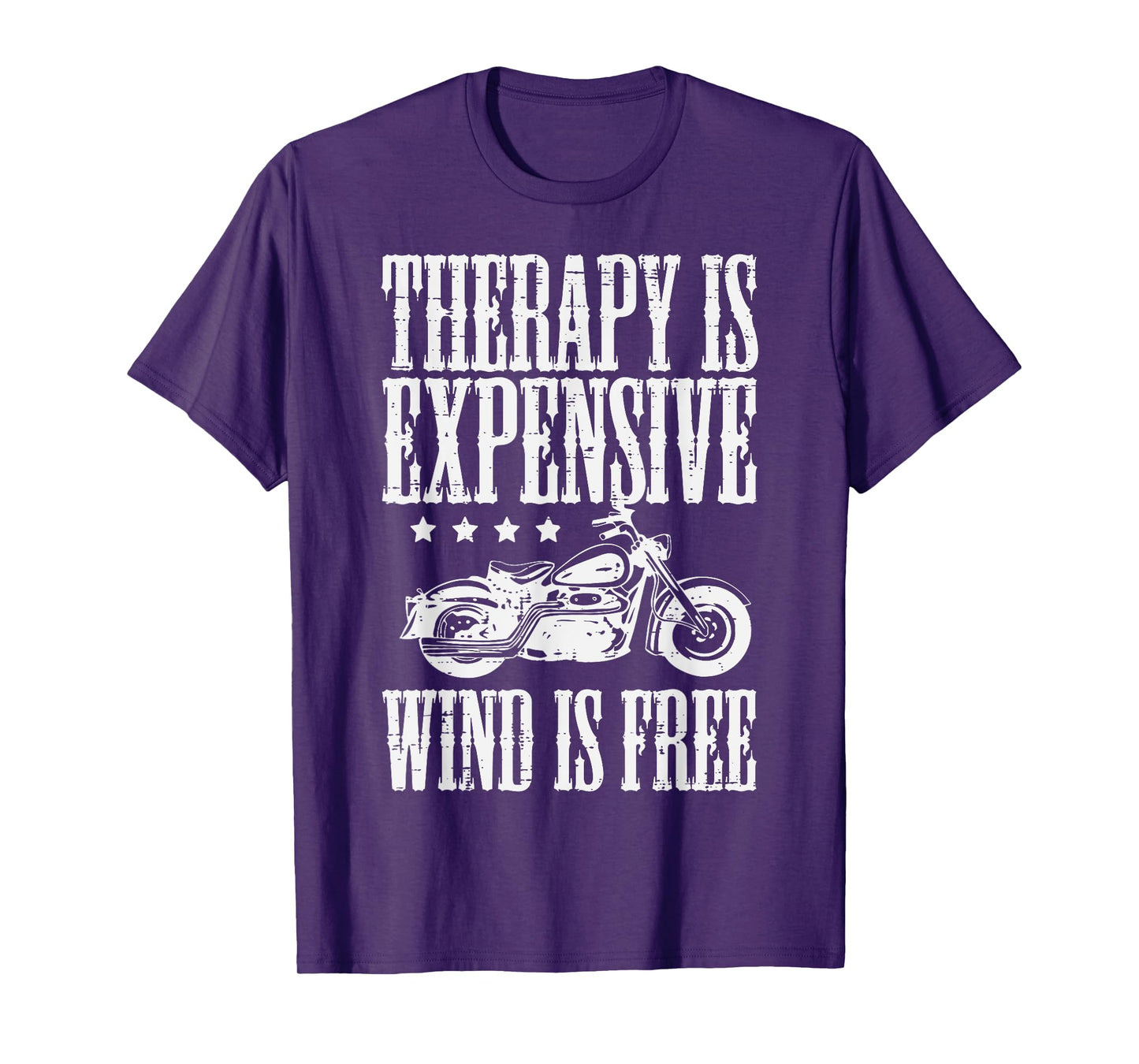 Biker Therapy Is Expensive Wind Free Men Boys Kids Women T-Shirt